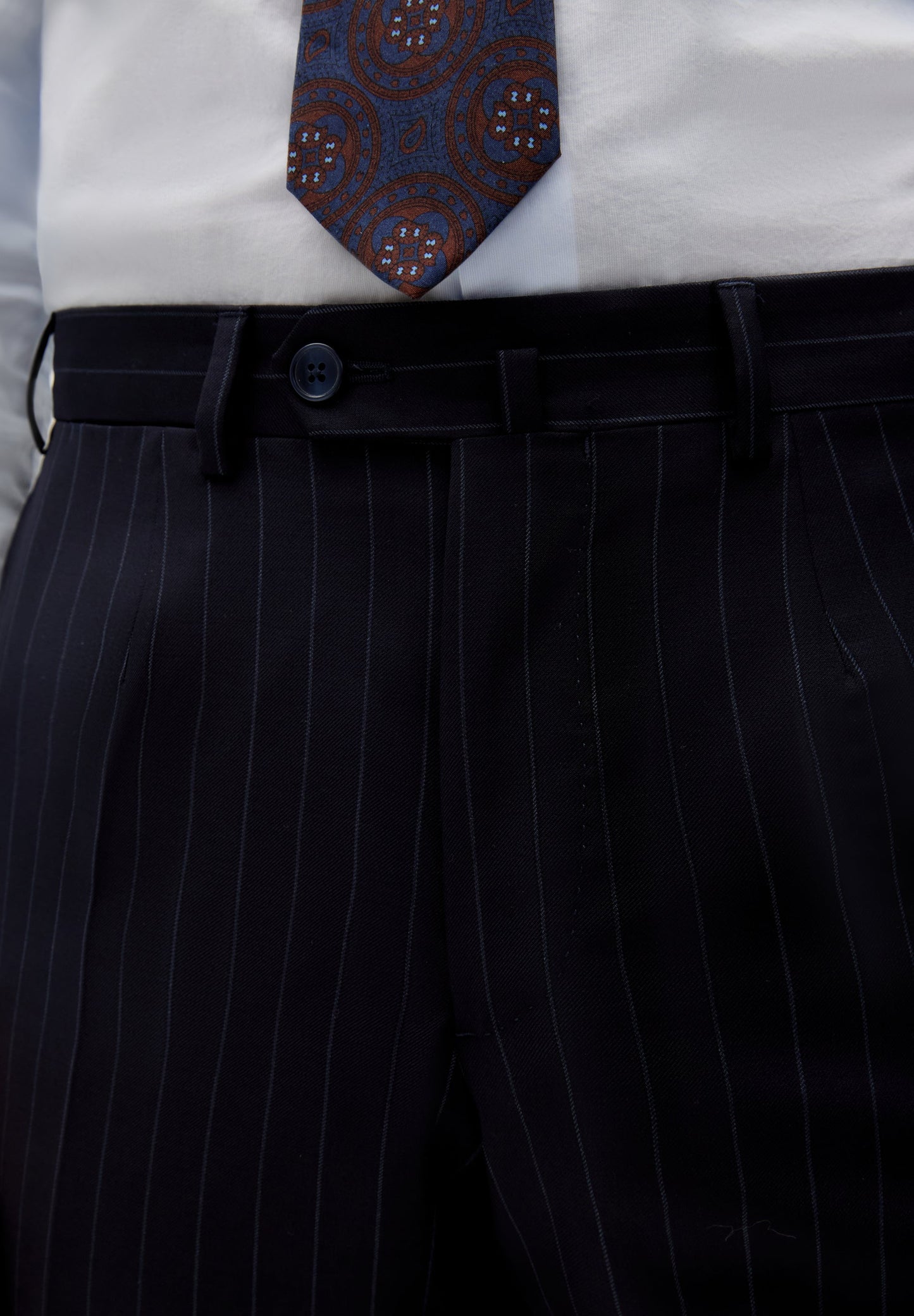 SUIT PINSTRIPE TROUSERS