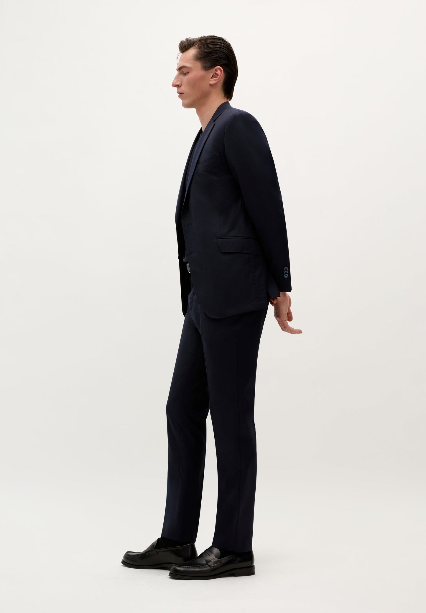 WOOL SUIT TROUSERS