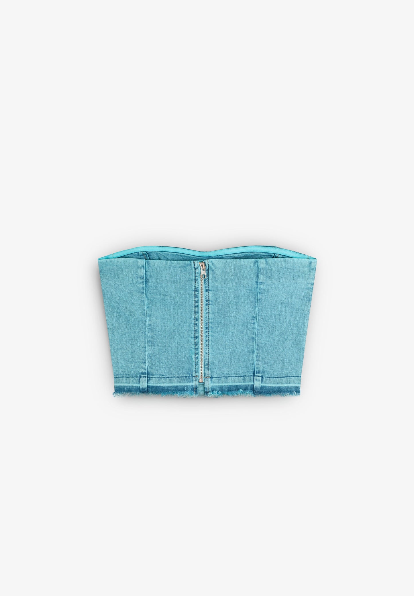 SC QUES CORSET DENIM TOP