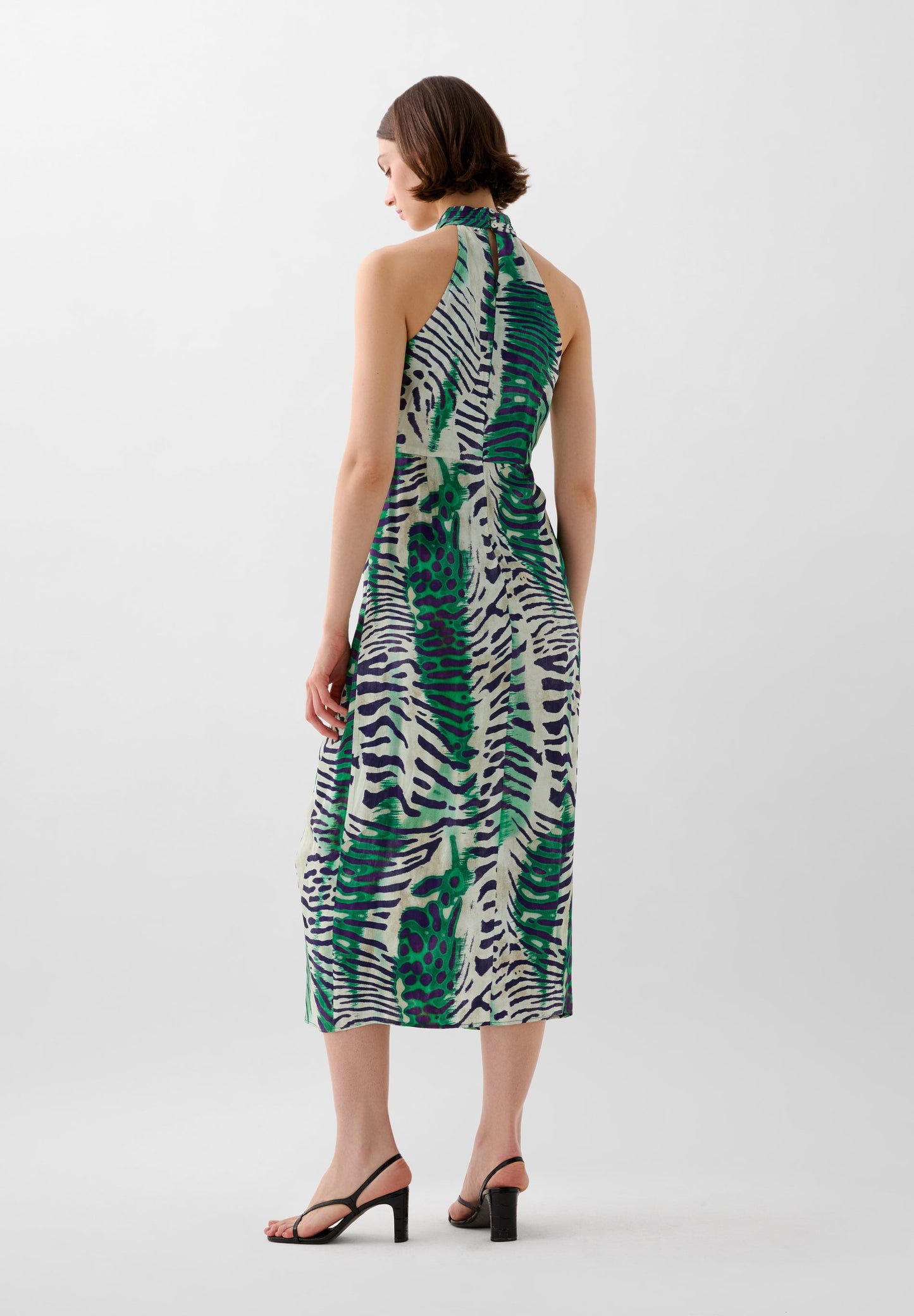 FANCY ANIMAL PRINT DRESS