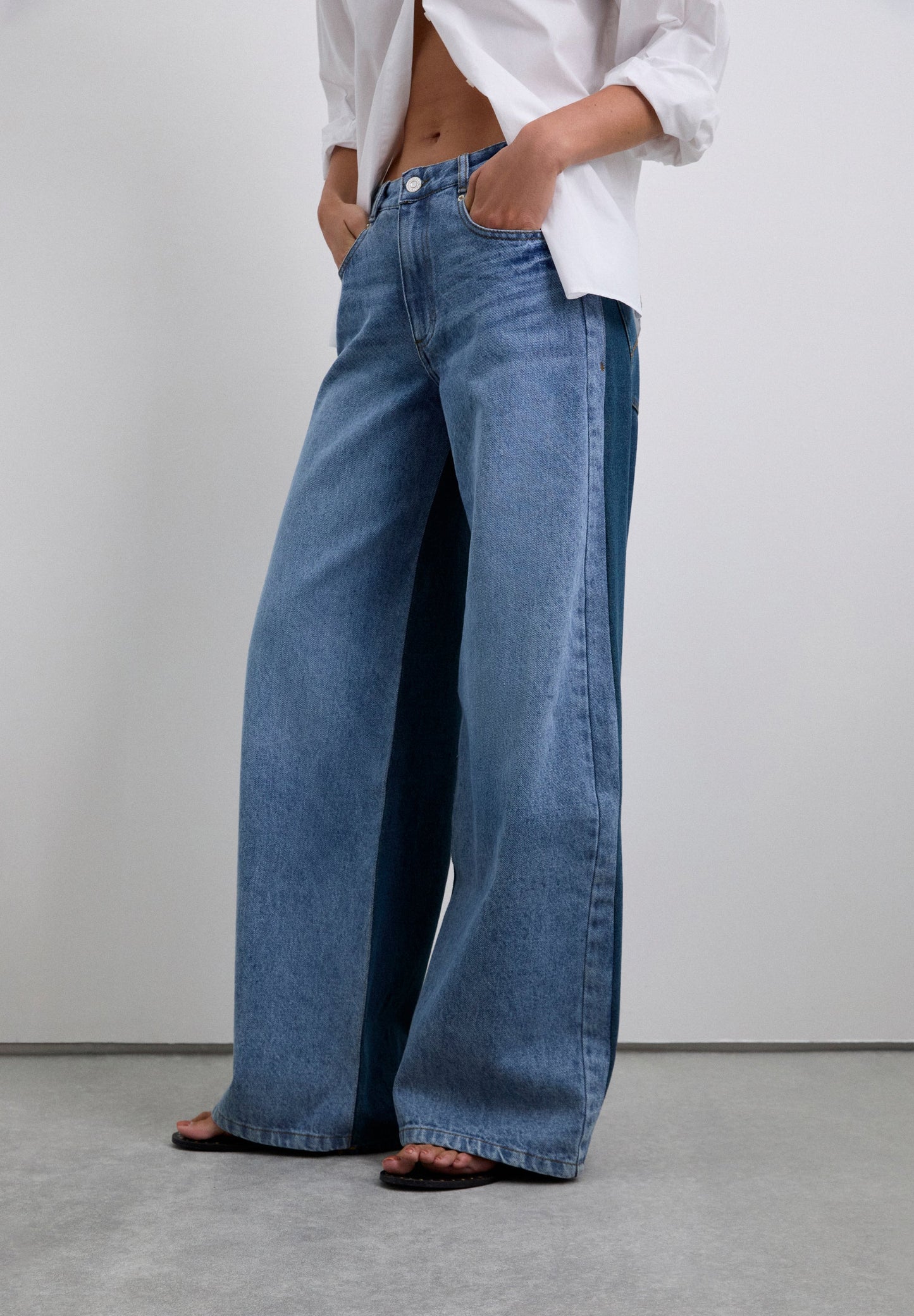JEANS BICOLOR