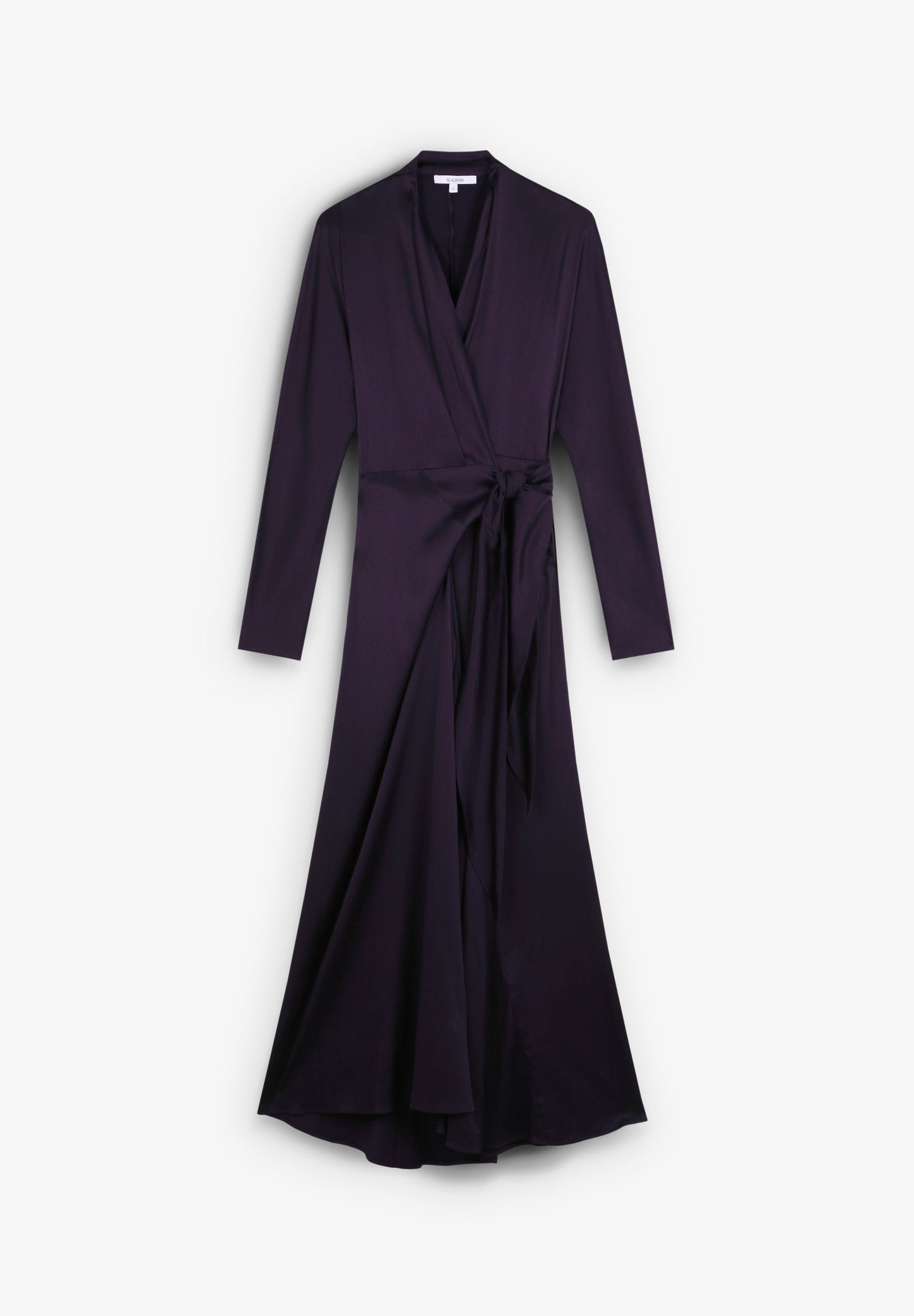VESTIDO SATINADO CRUZADO - Scalpers