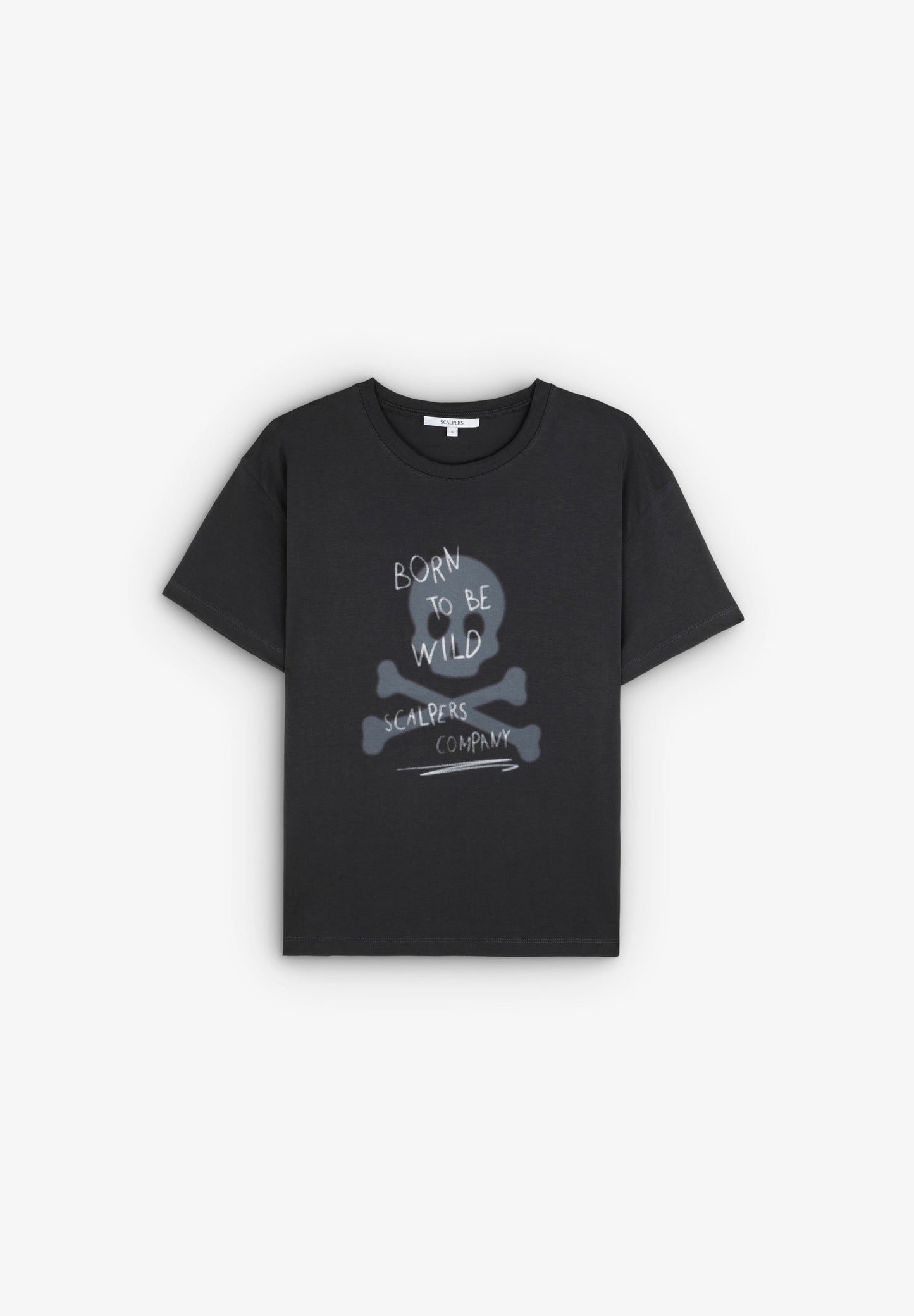 SCBLURRY SKULL TEE