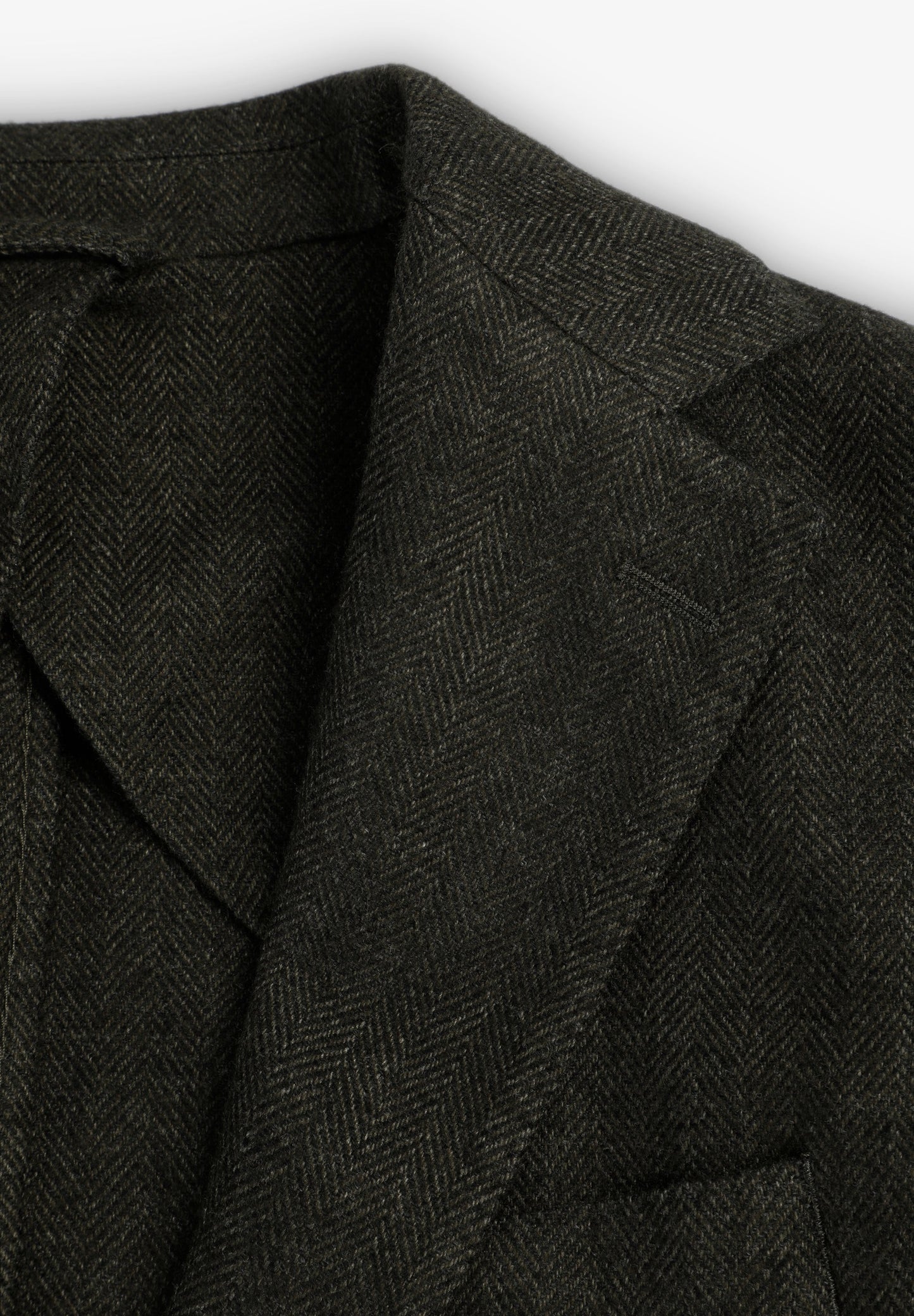 HERRINGBONE WOOL BLAZER