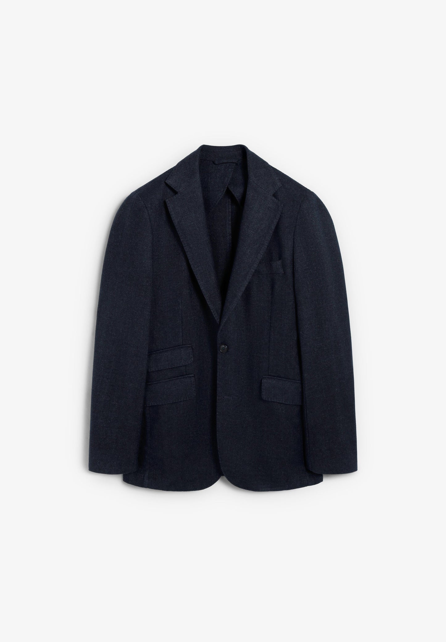 HERRINGBONE WOOL BLAZER