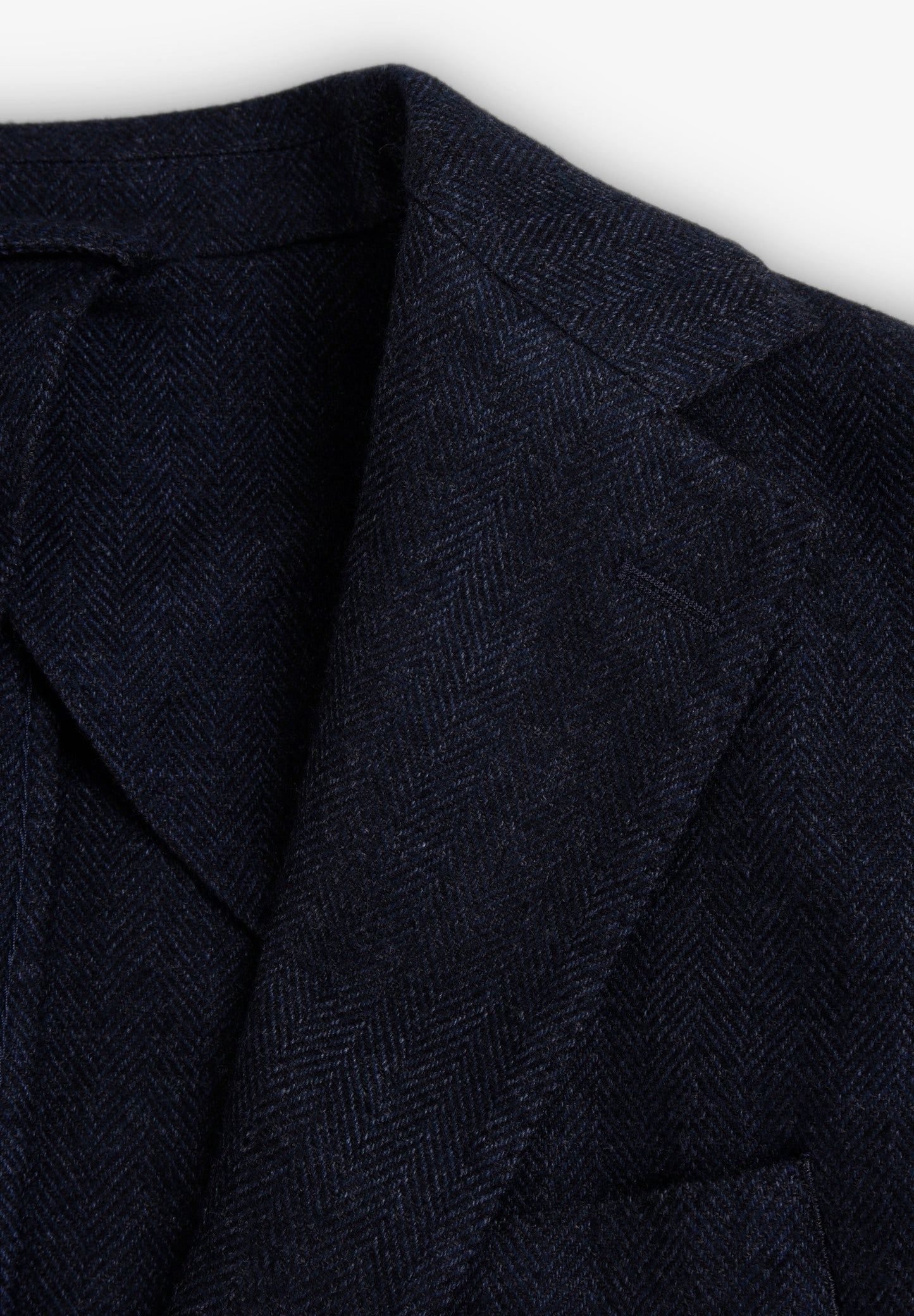 HERRINGBONE WOOL BLAZER