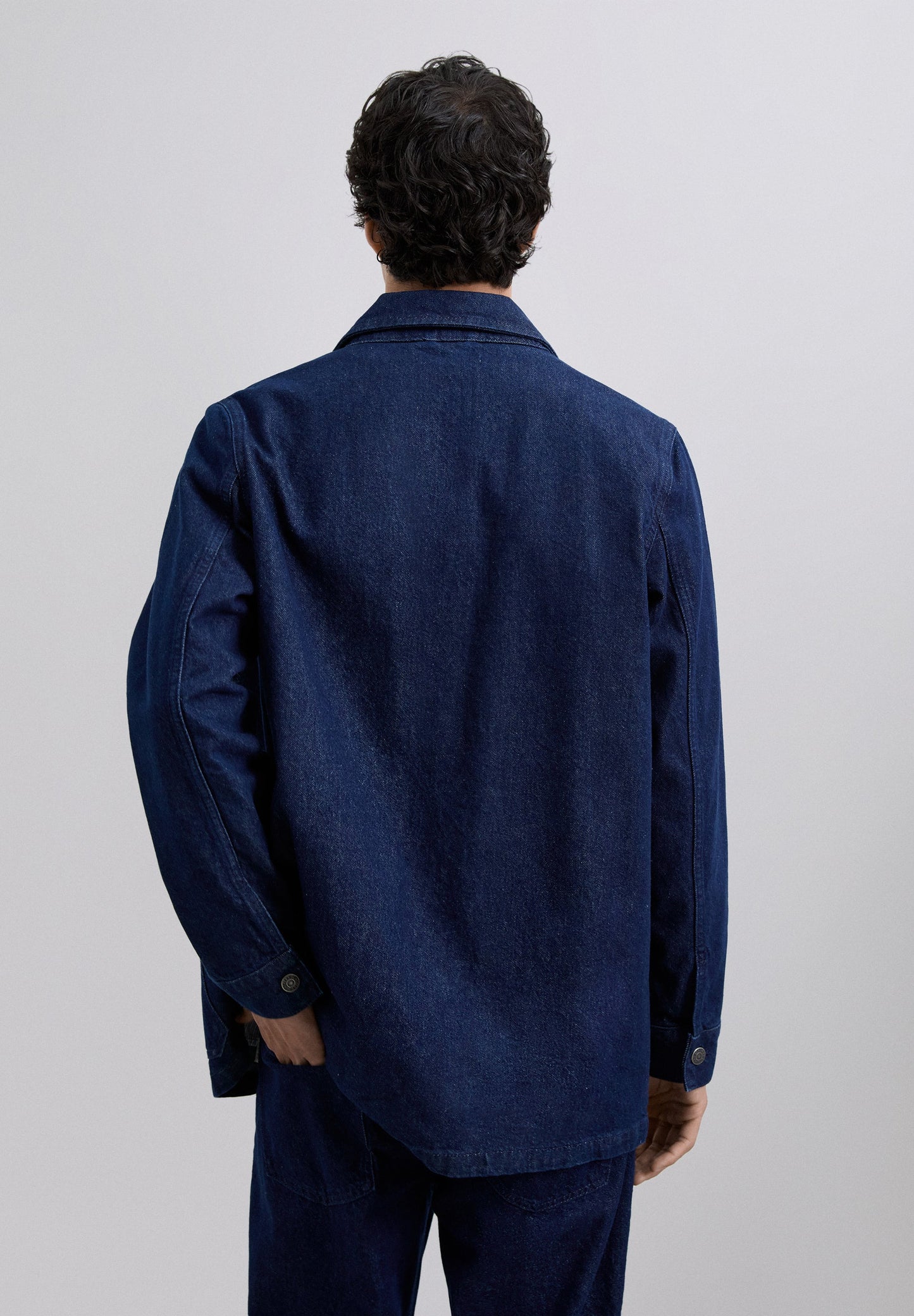 DENIM JACK MET VERWASSEN EFFECT