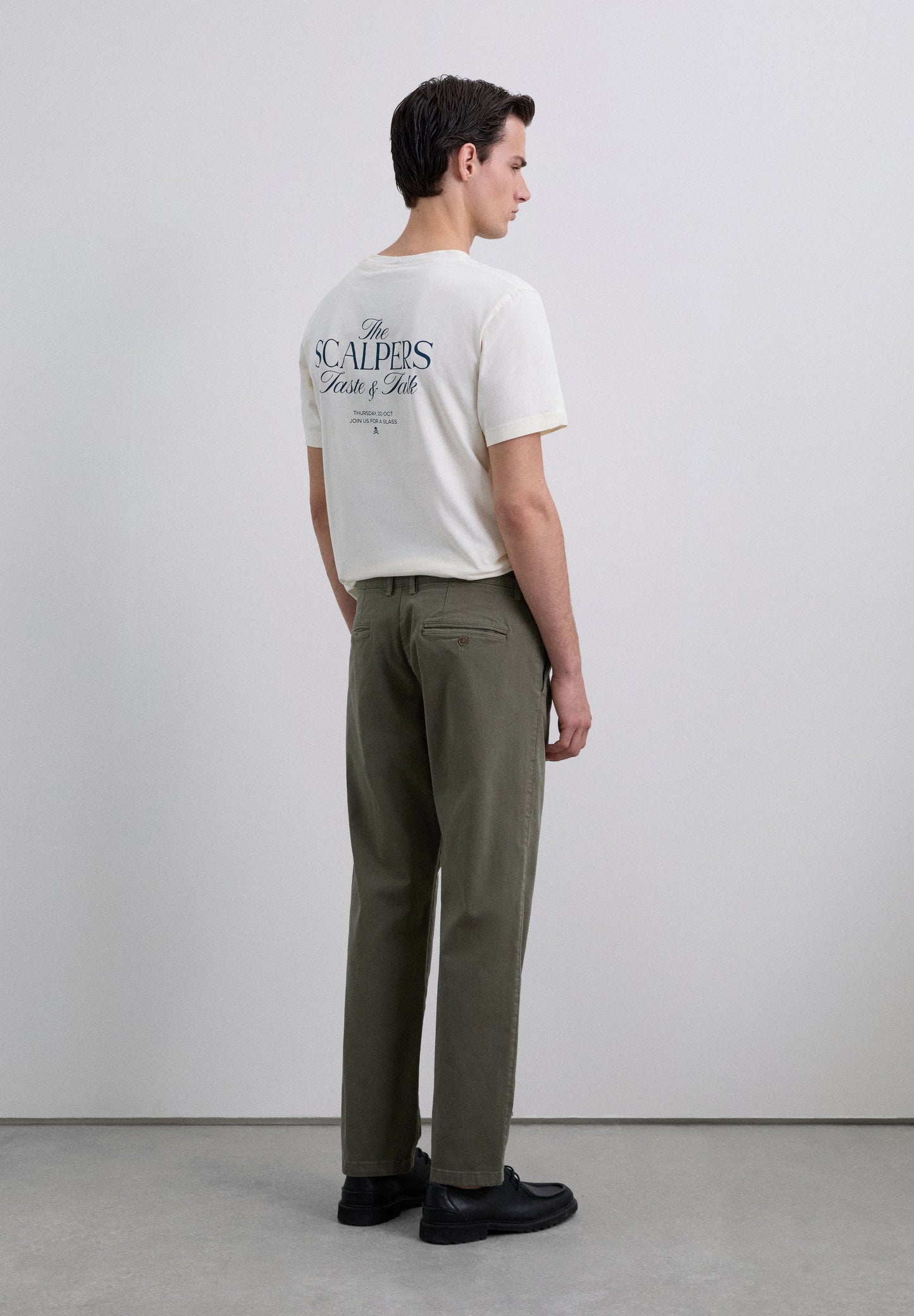 LOOSE FIT DARTED TROUSERS