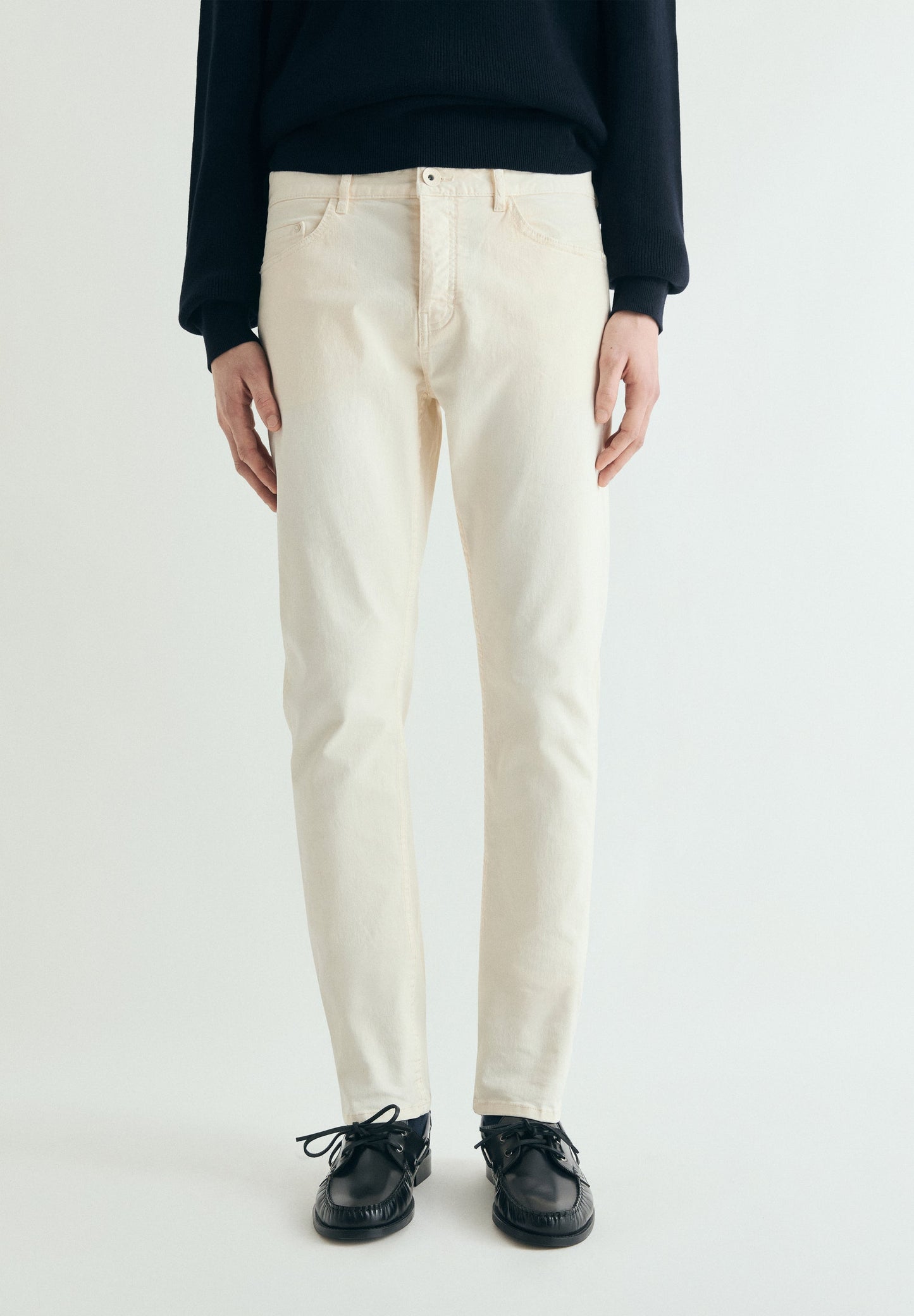 COTTON CHINO TROUSERS