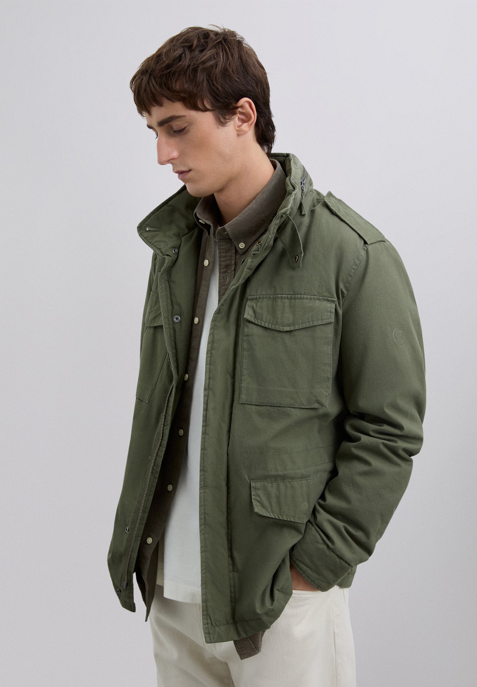 MILITARY HOODED JACKET