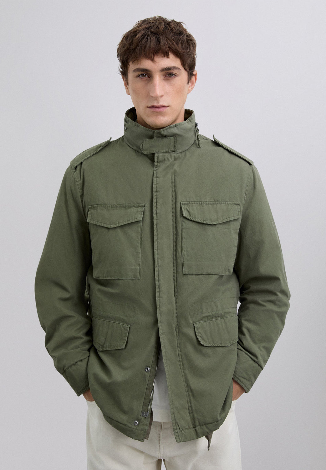 PARKA CAPUCHA MILITAR - Scalpers