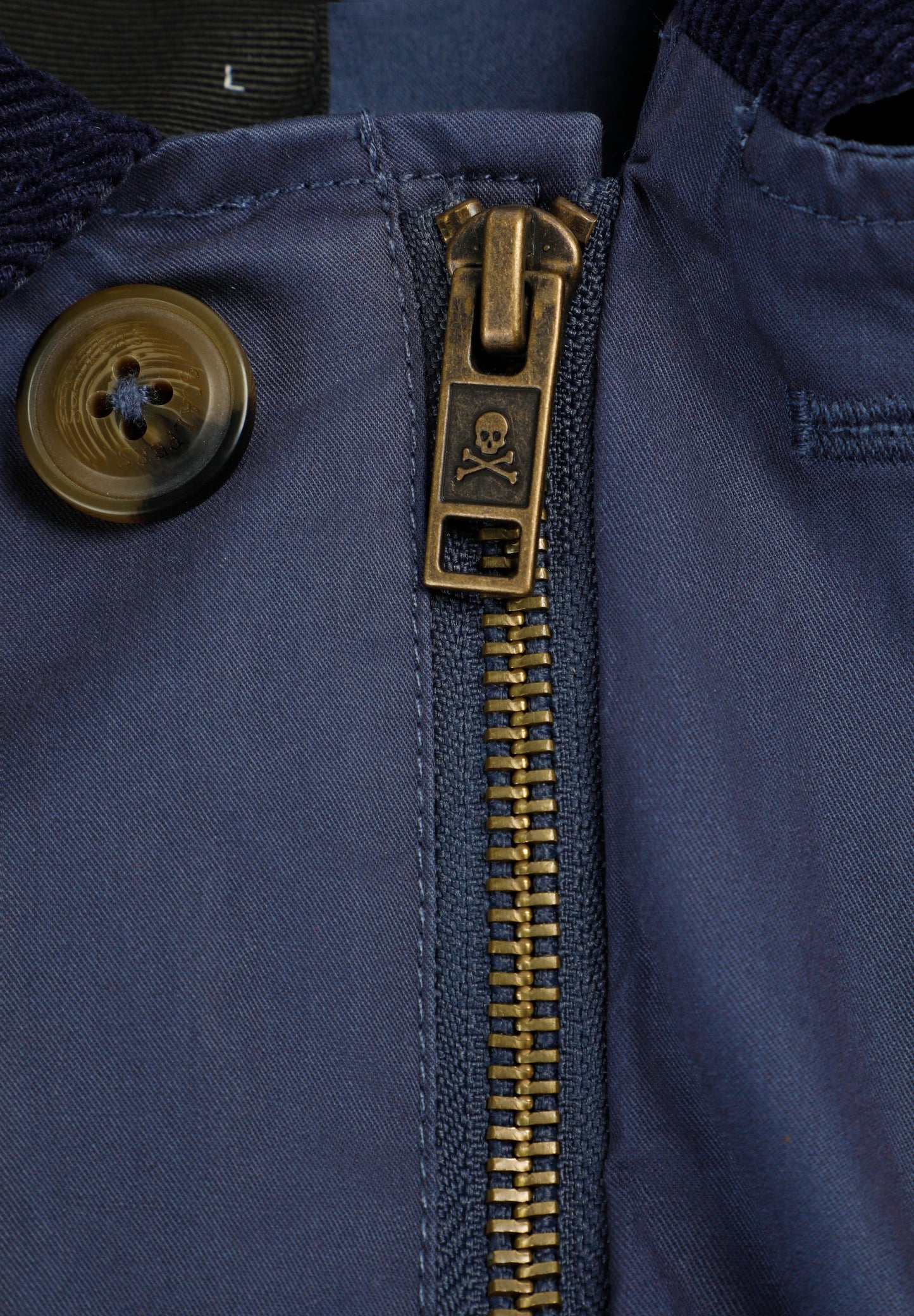 JACKET WITH CORDUROY COLLAR