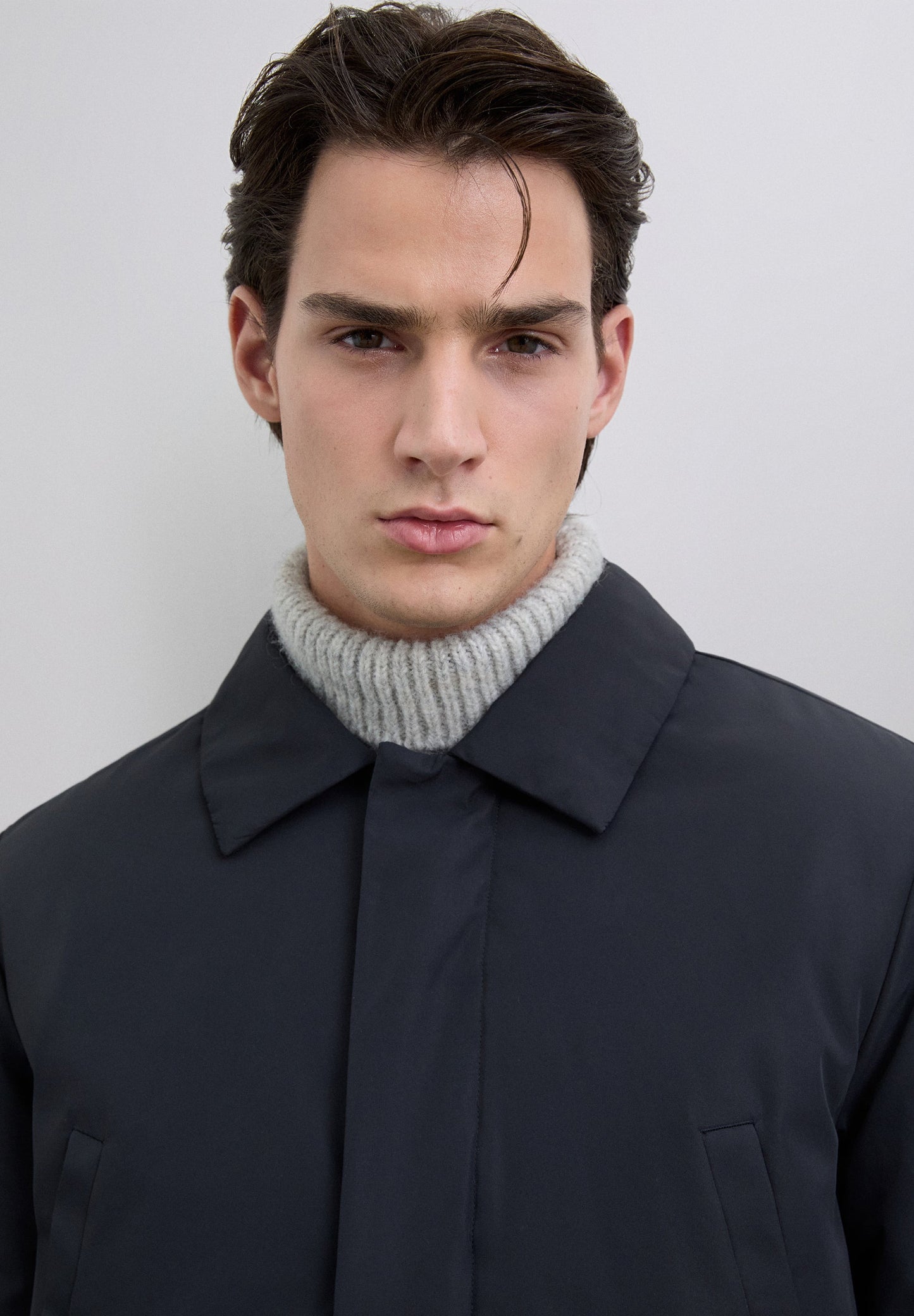 HOODED TECHNICAL PARKA WITH POCKETS