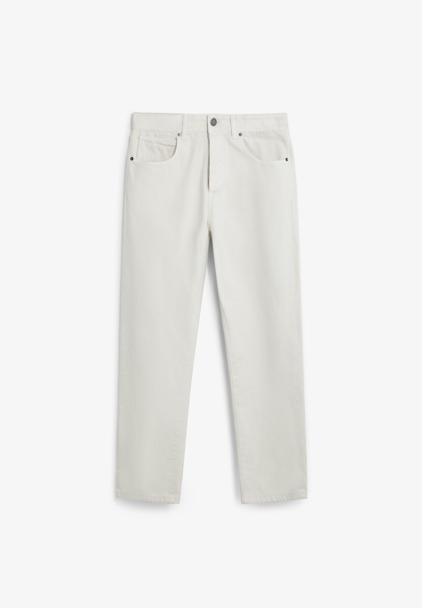 STRAIGHT COTTON TROUSERS