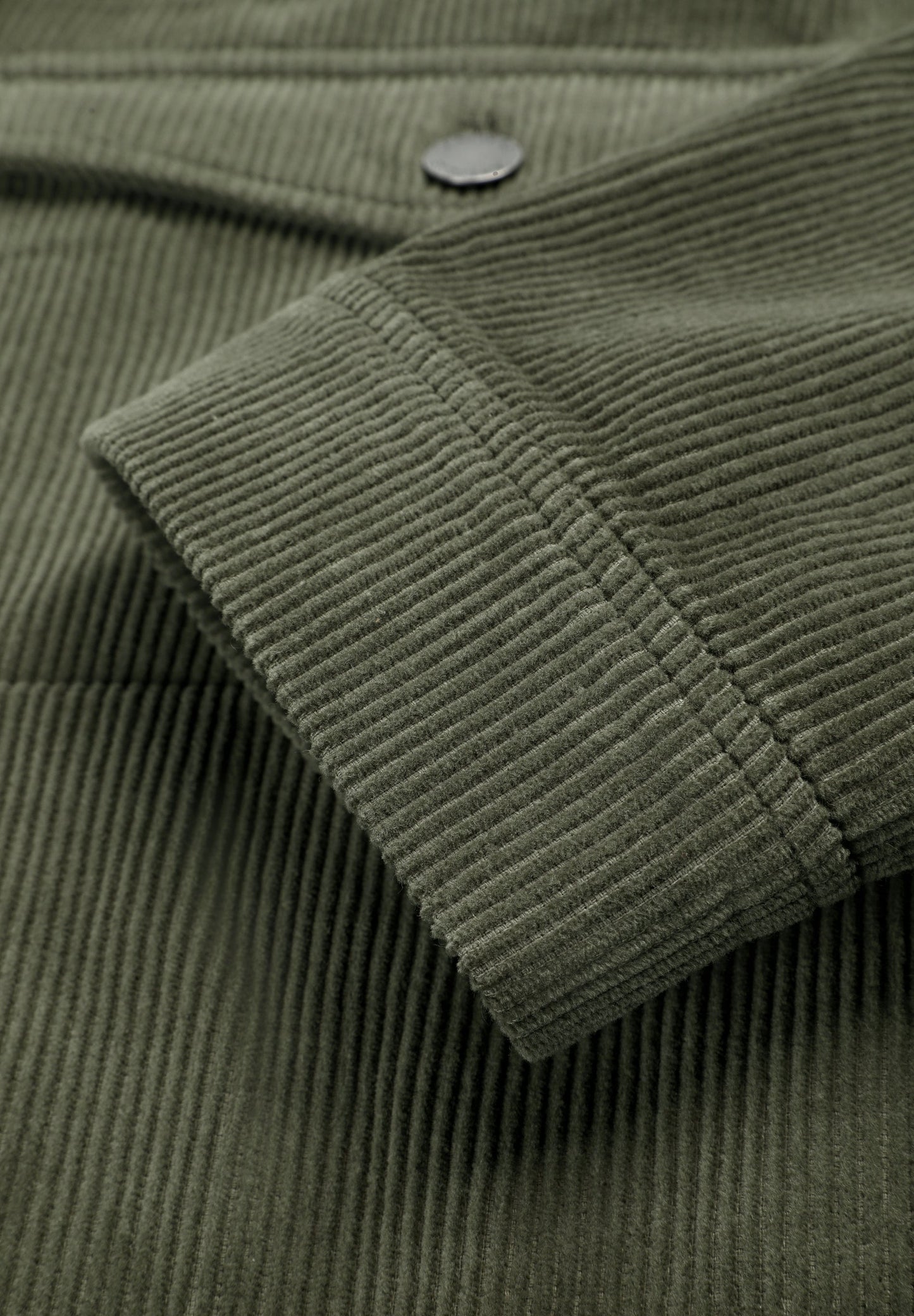 CORDUROY OVERSHIRT WITH LOGO