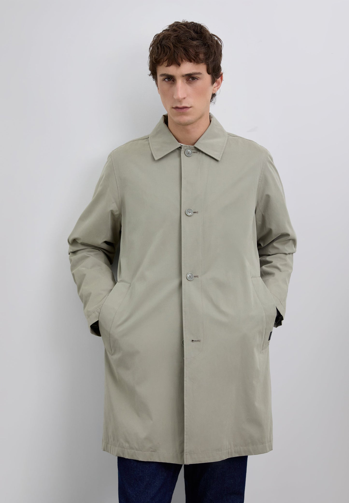 TRENCH COAT WITH SKULL