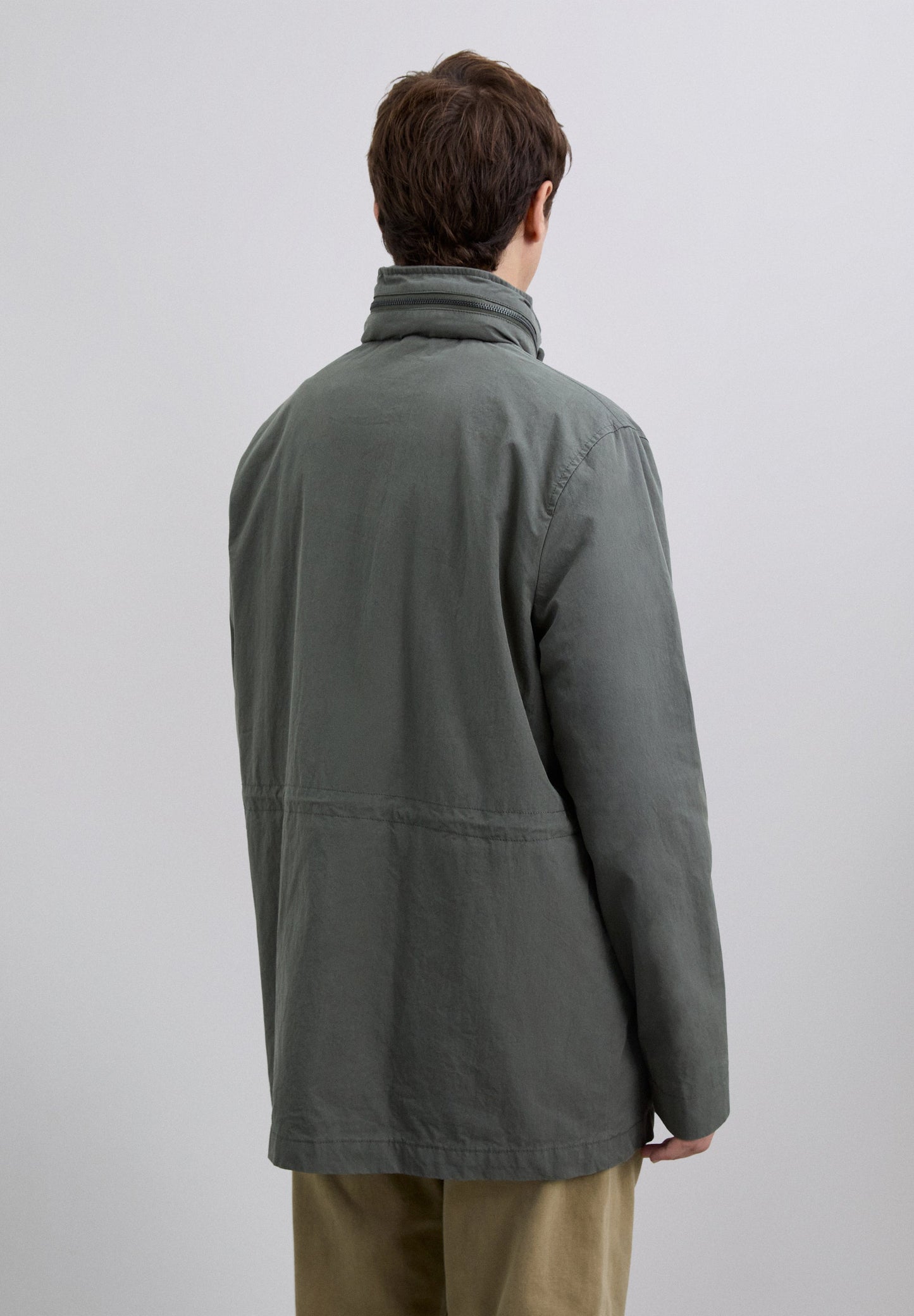 MILITARY PARKA WITH LOGO