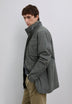 MILITARY PARKA WITH LOGO