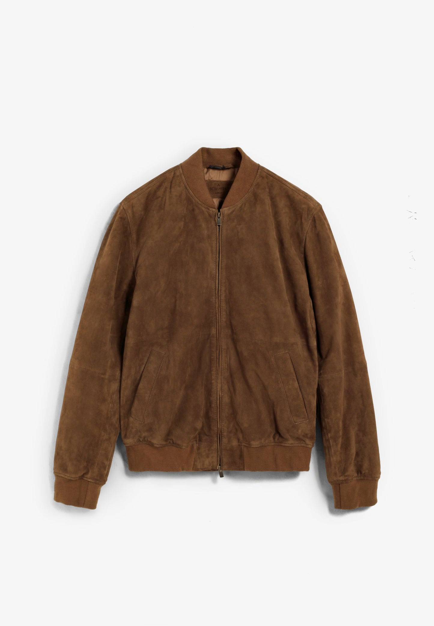 LEATHER BOMBER JACKET