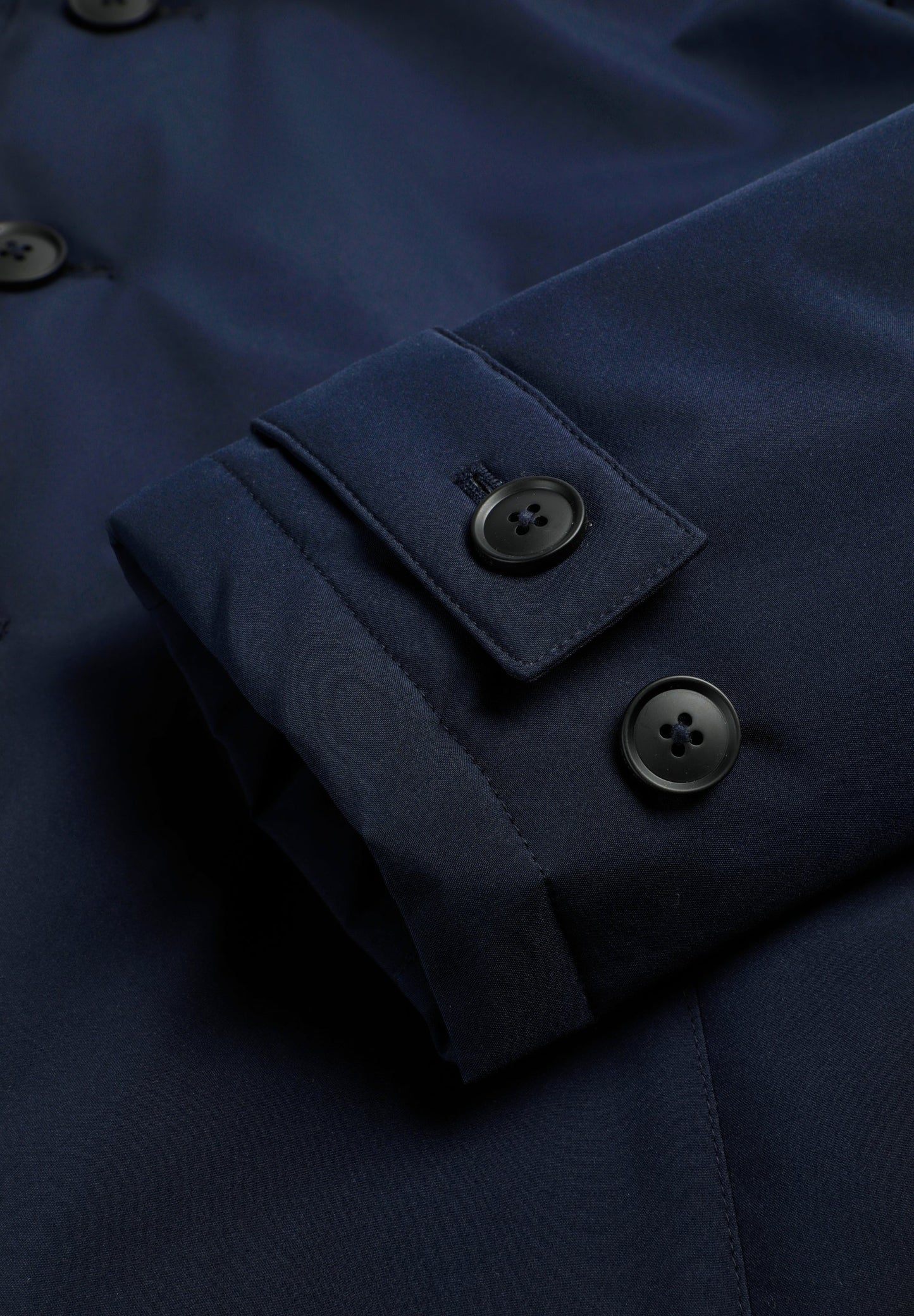 WATER-REPELLENT QUILTED TRENCH COAT