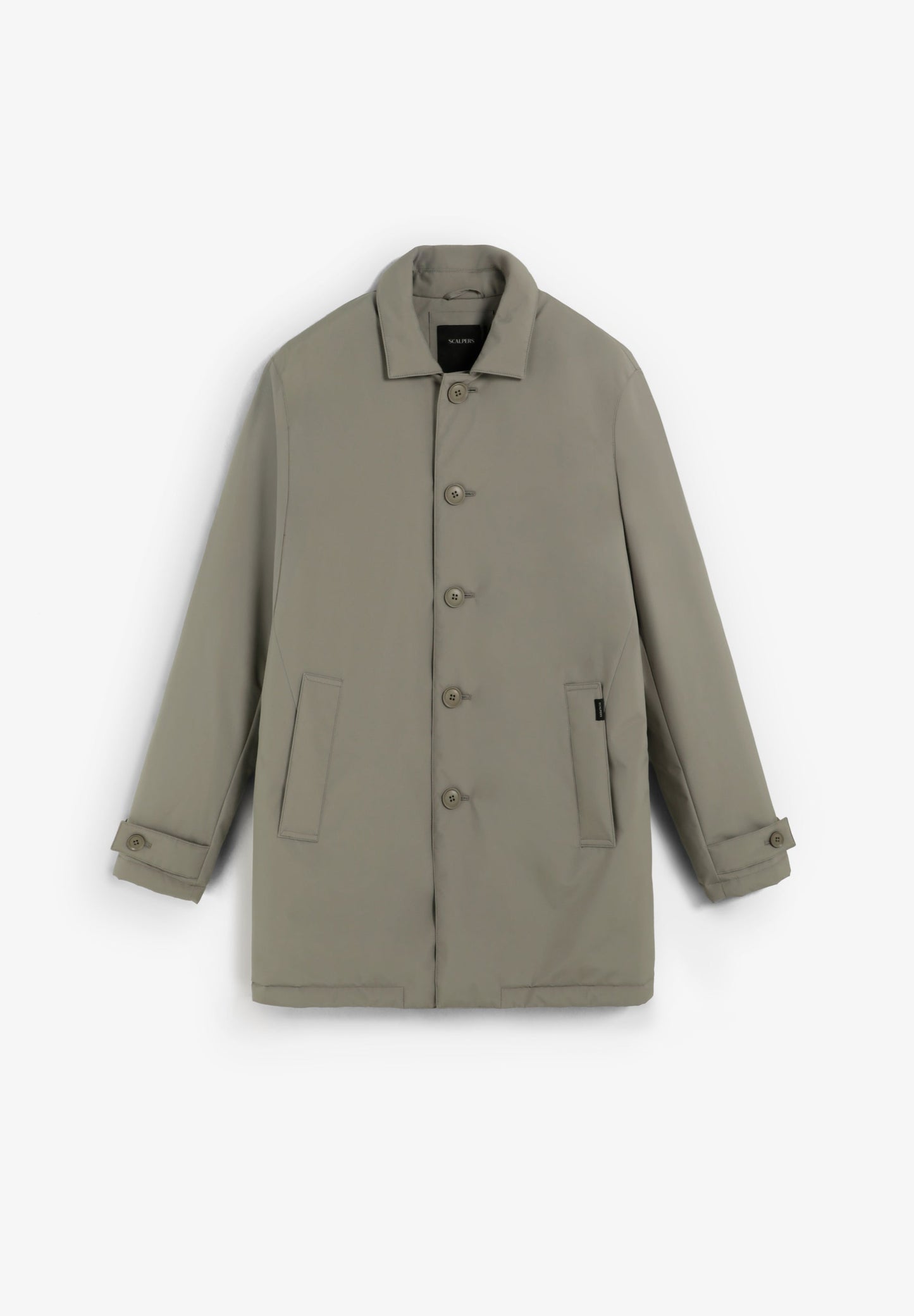 WATER-REPELLENT QUILTED TRENCH COAT