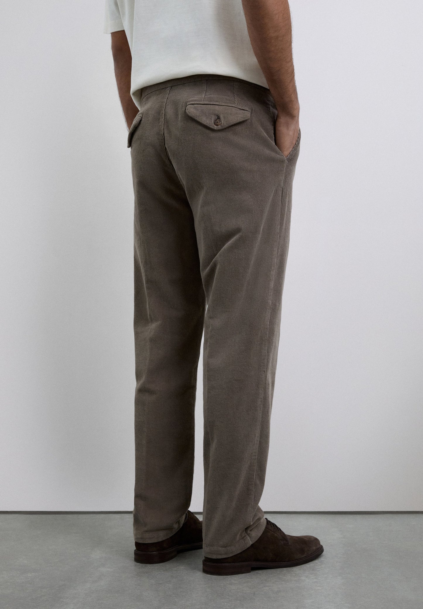 BROEK CORDUROY BANDPLOOIEN SLIM FIT