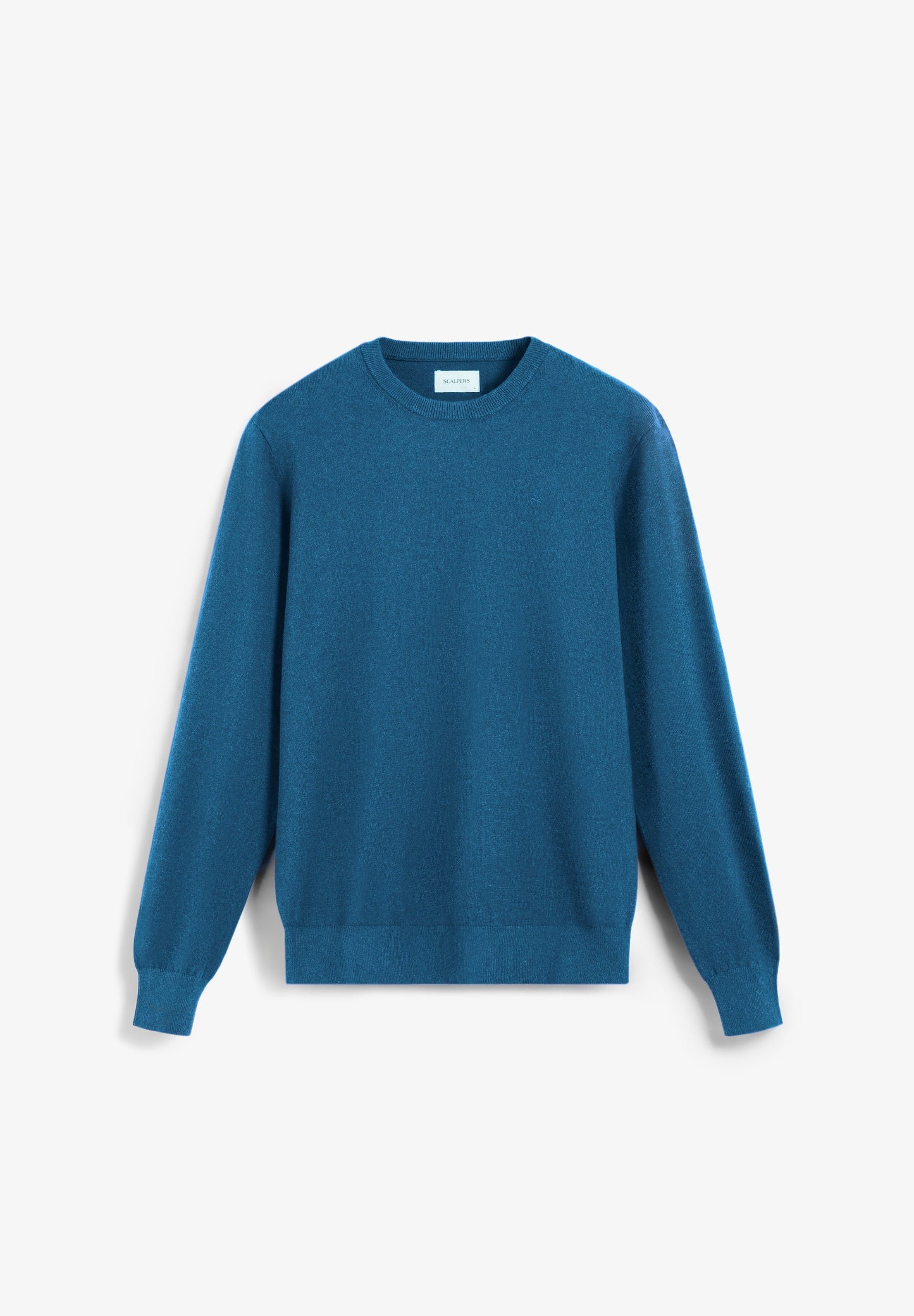 SWEATER WITH EMBROIDERED SKULL