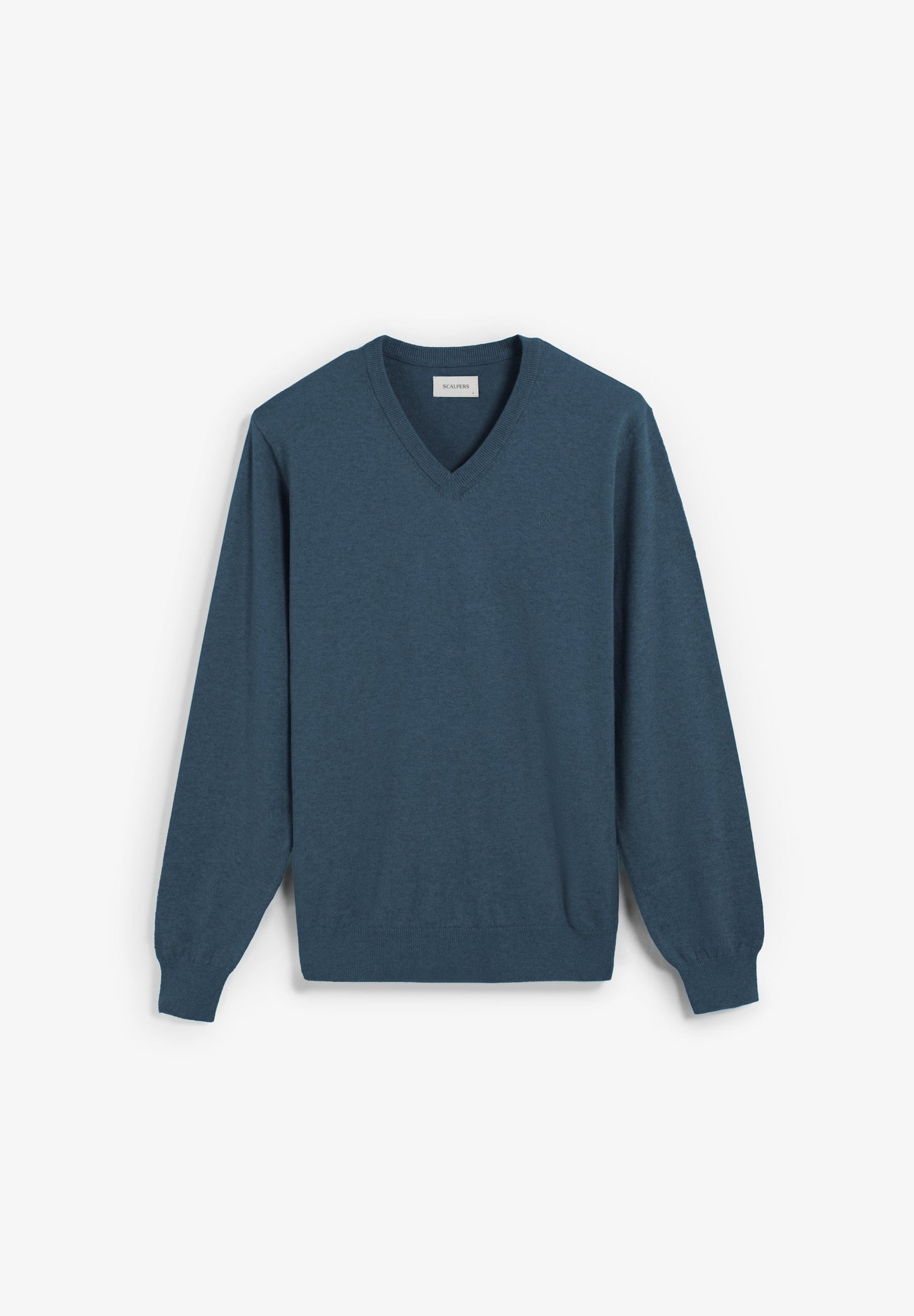 V-NECK SKULL SWEATER