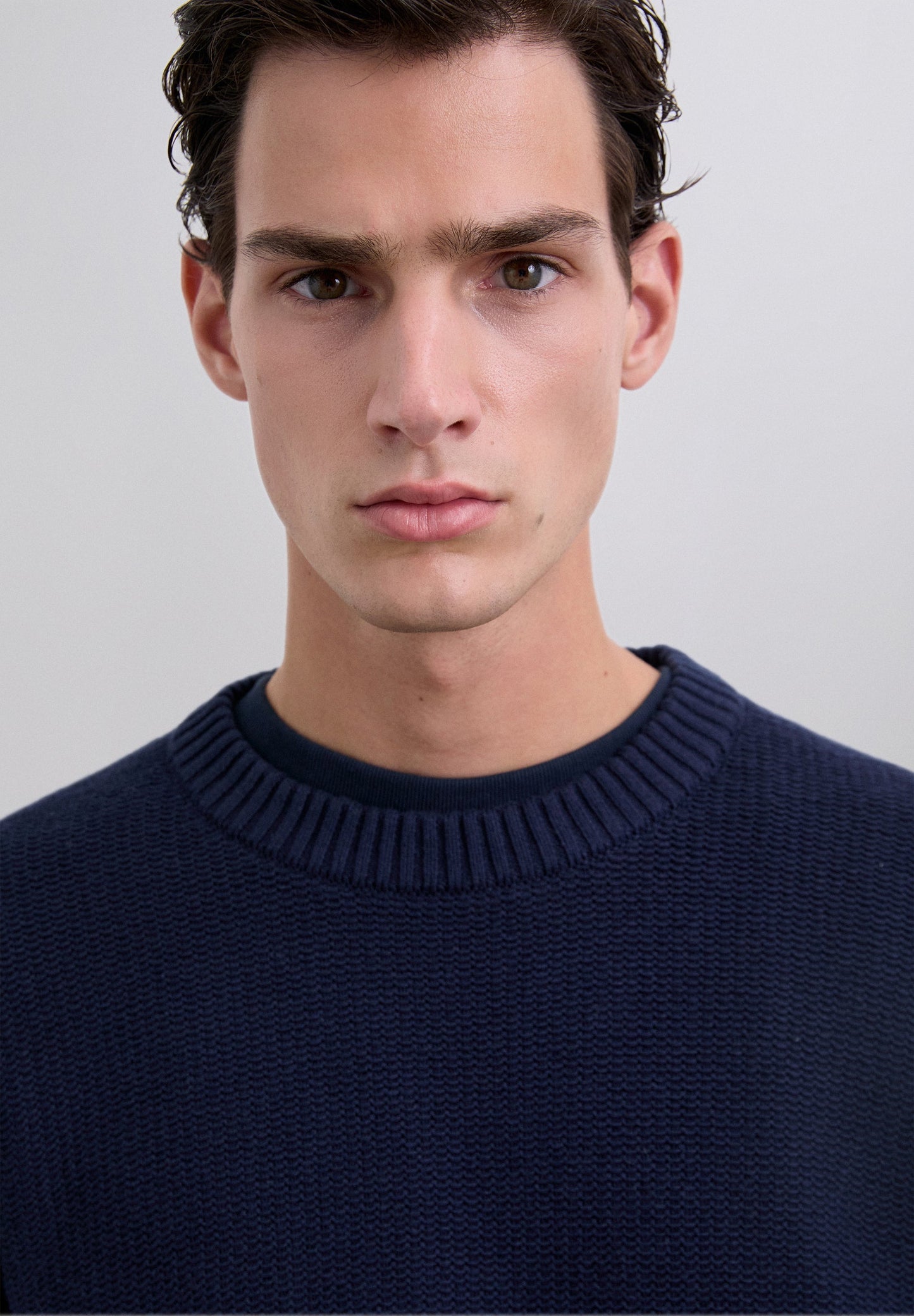 TEXTURED KNIT SWEATER