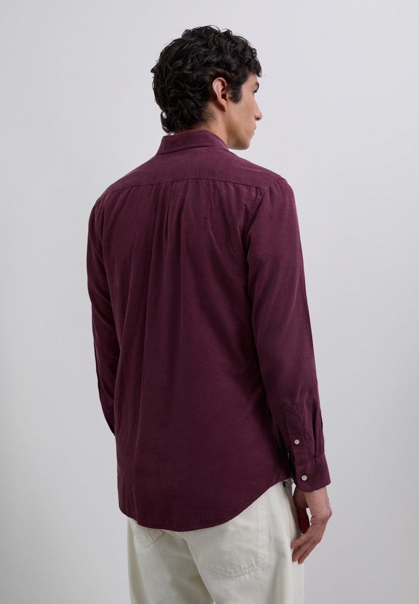 MICRO-CORDUROY SKULL SHIRT