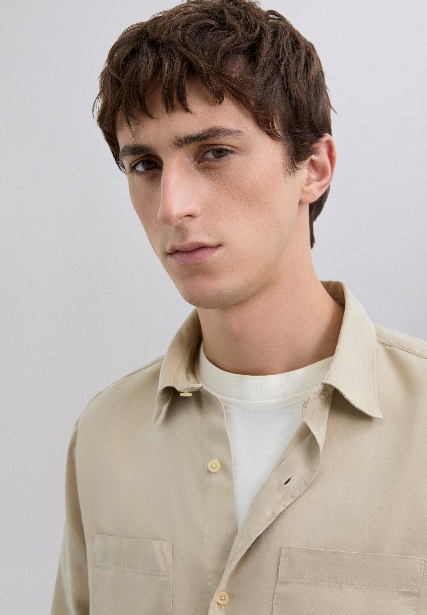 SLIM FIT COTTON SHIRT