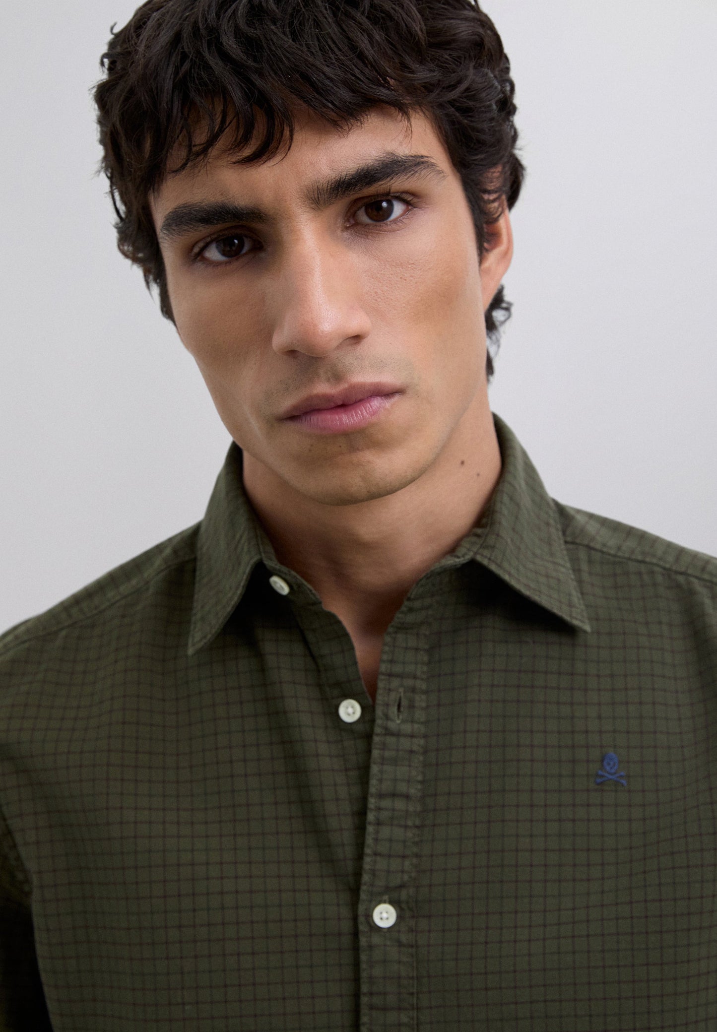 CAMISA ESTAMPADA CUADROS - Scalpers