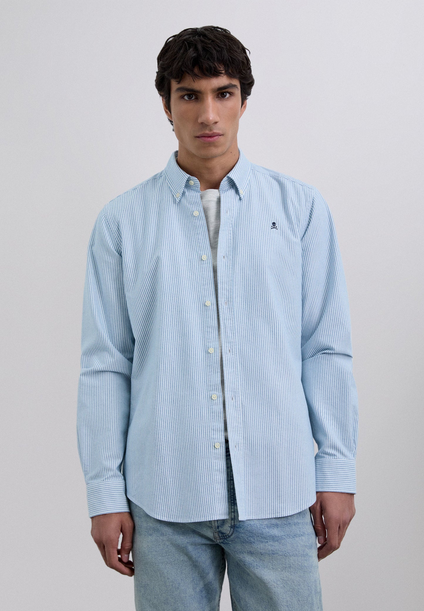 CAMISA OXFORD RAYAS - Scalpers