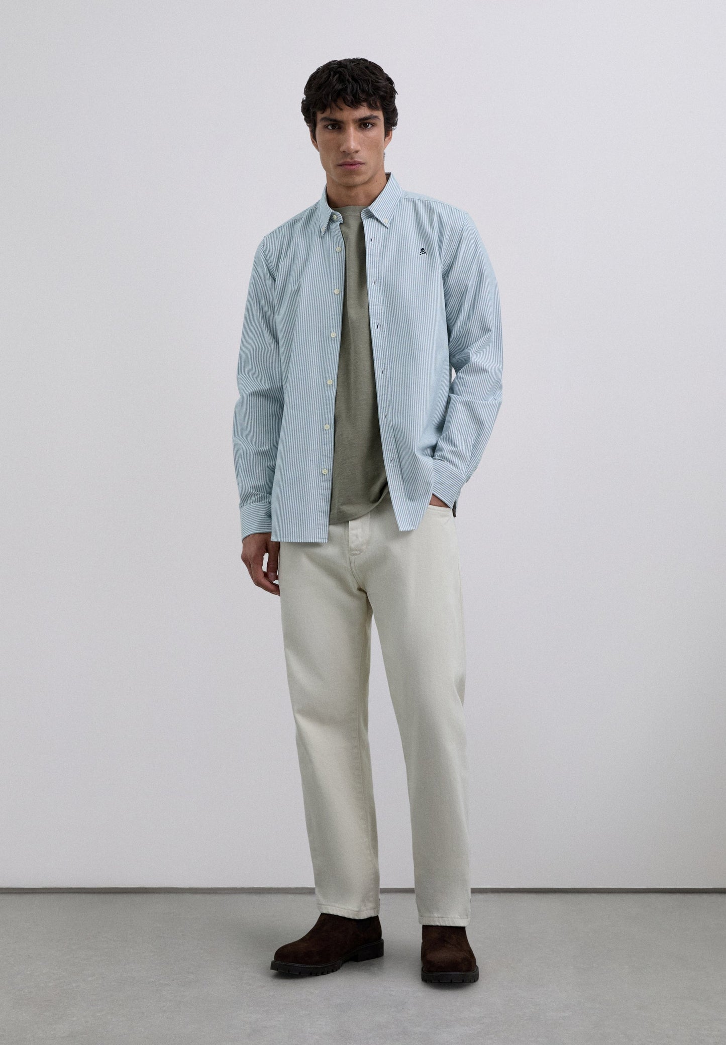 CAMISA OXFORD RAYAS - Scalpers