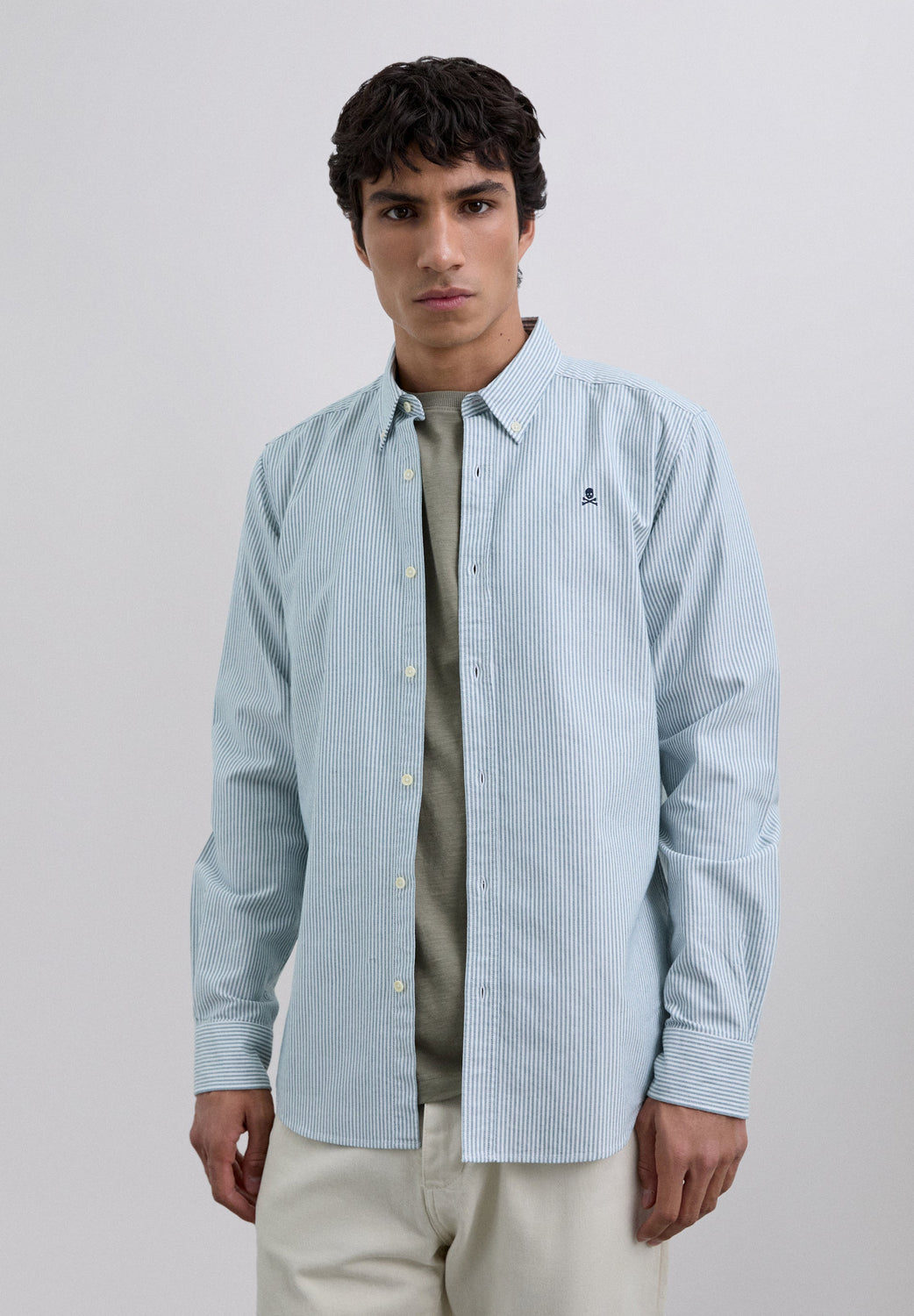 CAMISA OXFORD RAYAS - Scalpers
