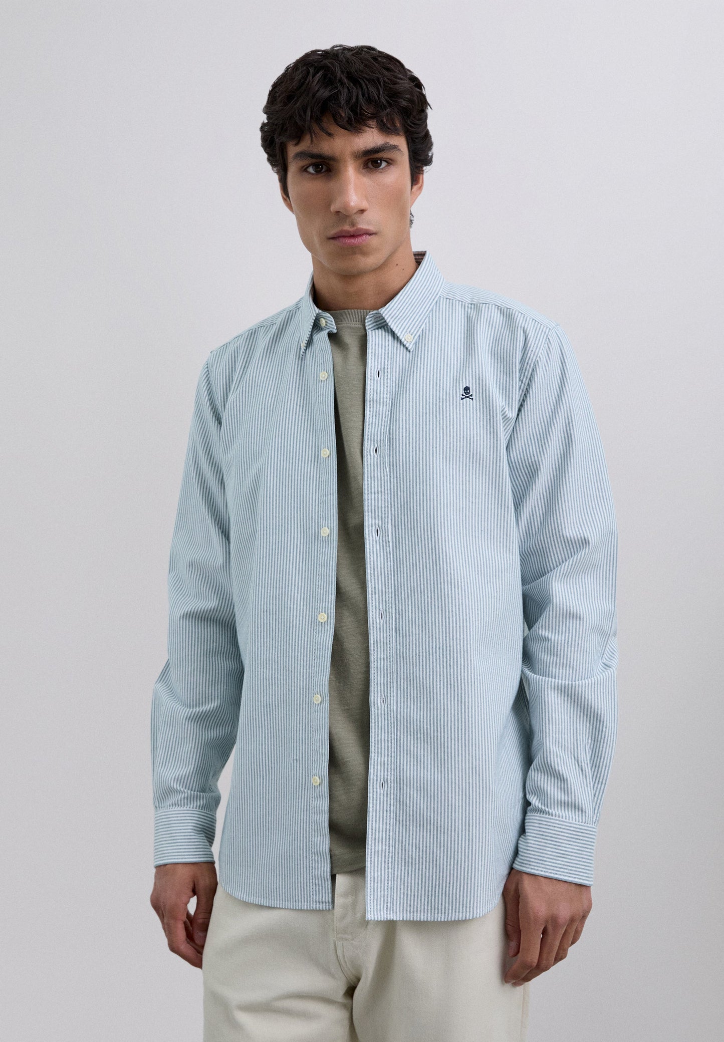 CAMISA OXFORD RAYAS - Scalpers