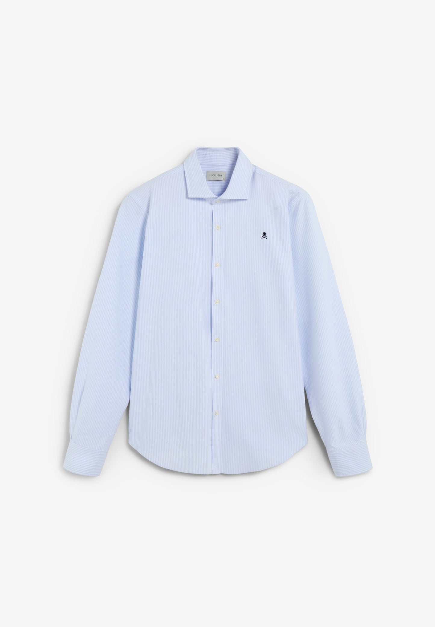 STRIPED OXFORD SHIRT WITH LOGO