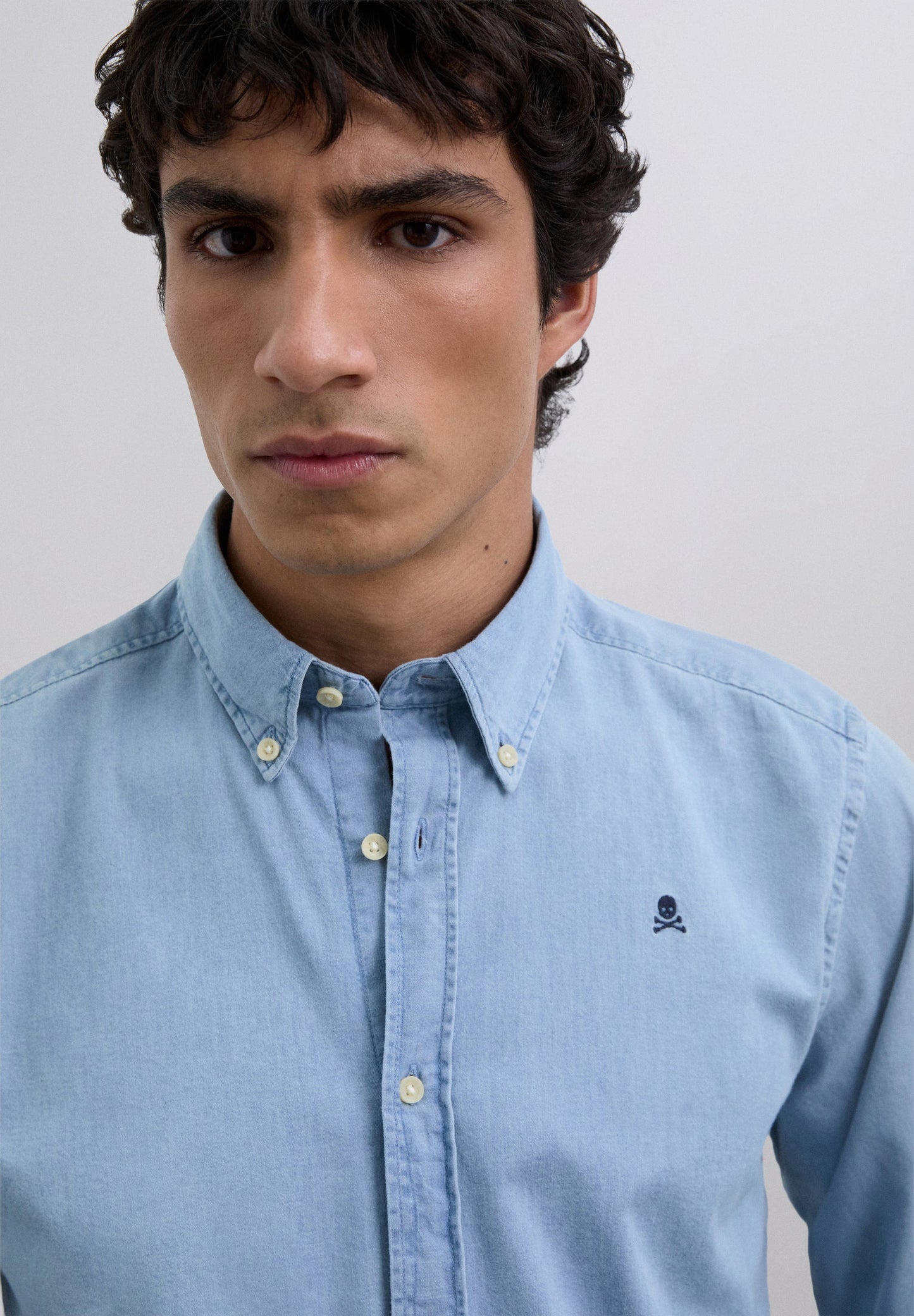 DENIM COTTON SHIRT