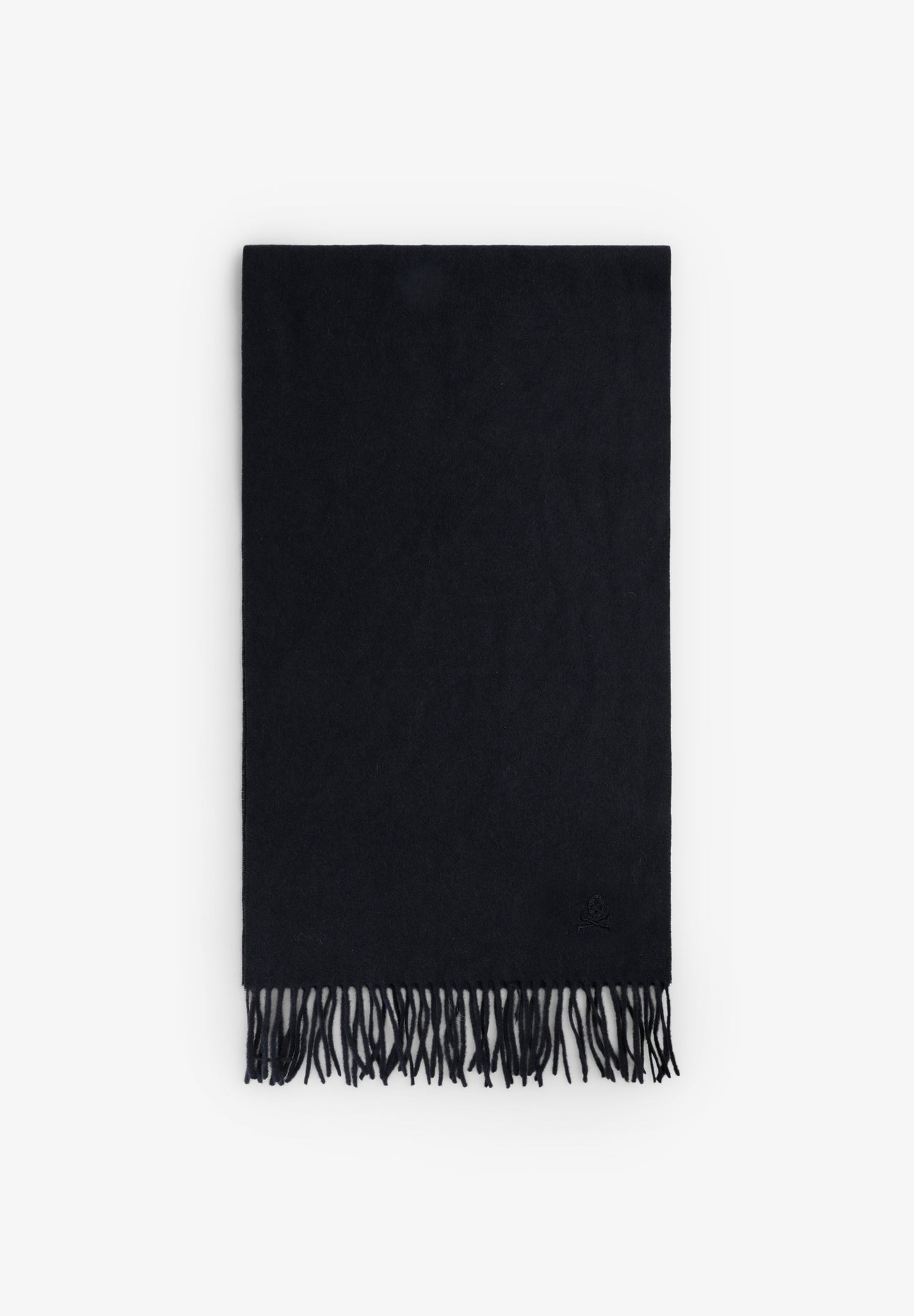 BASIC WOOL SCARF WITH FRINGES