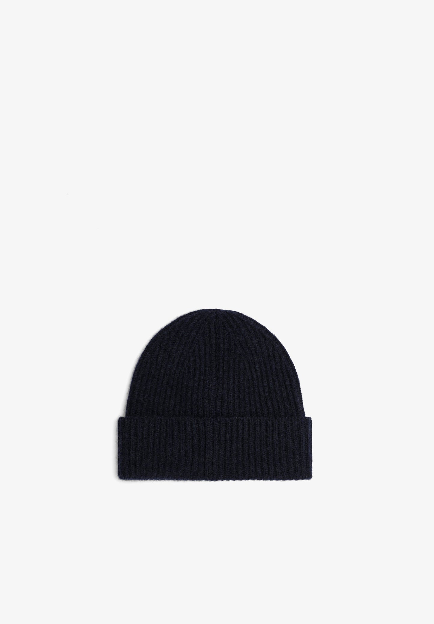 EMBROIDERED WOOL BLEND KNIT HAT