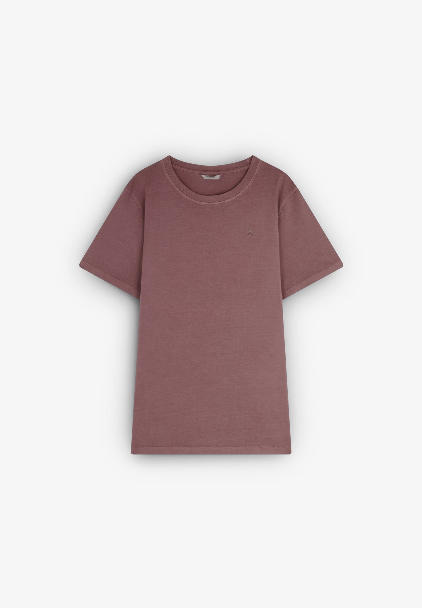 T-SHIRT WITH MATCHING EMBROIDERED SKULL