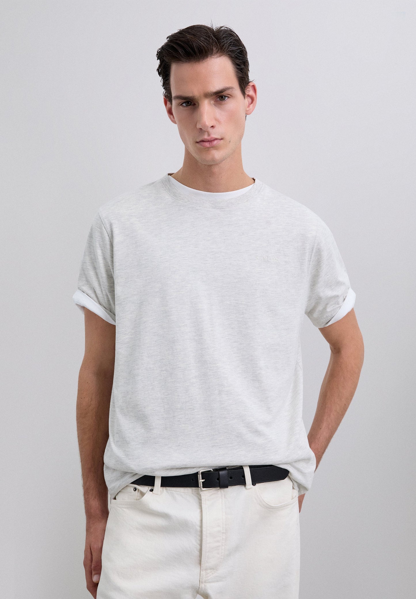 FADED EMBROIDERED T-SHIRT