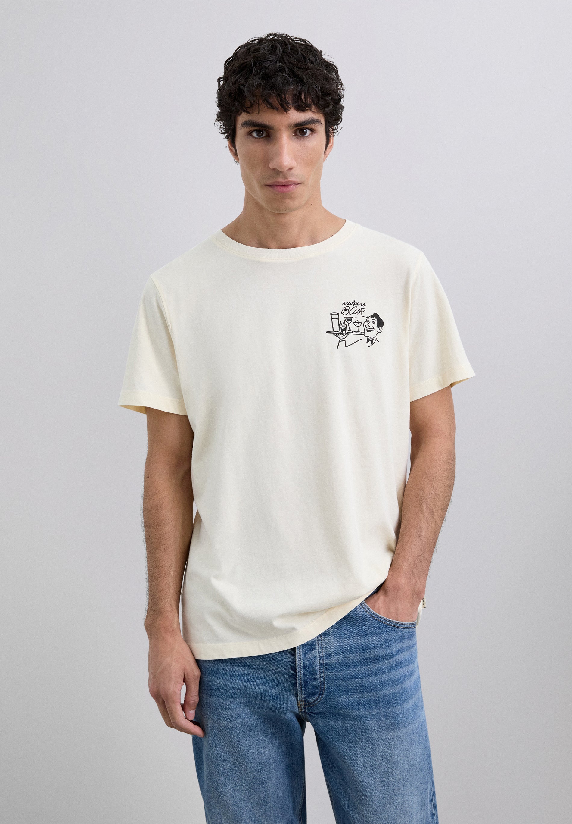 BAR PRINT T-SHIRT