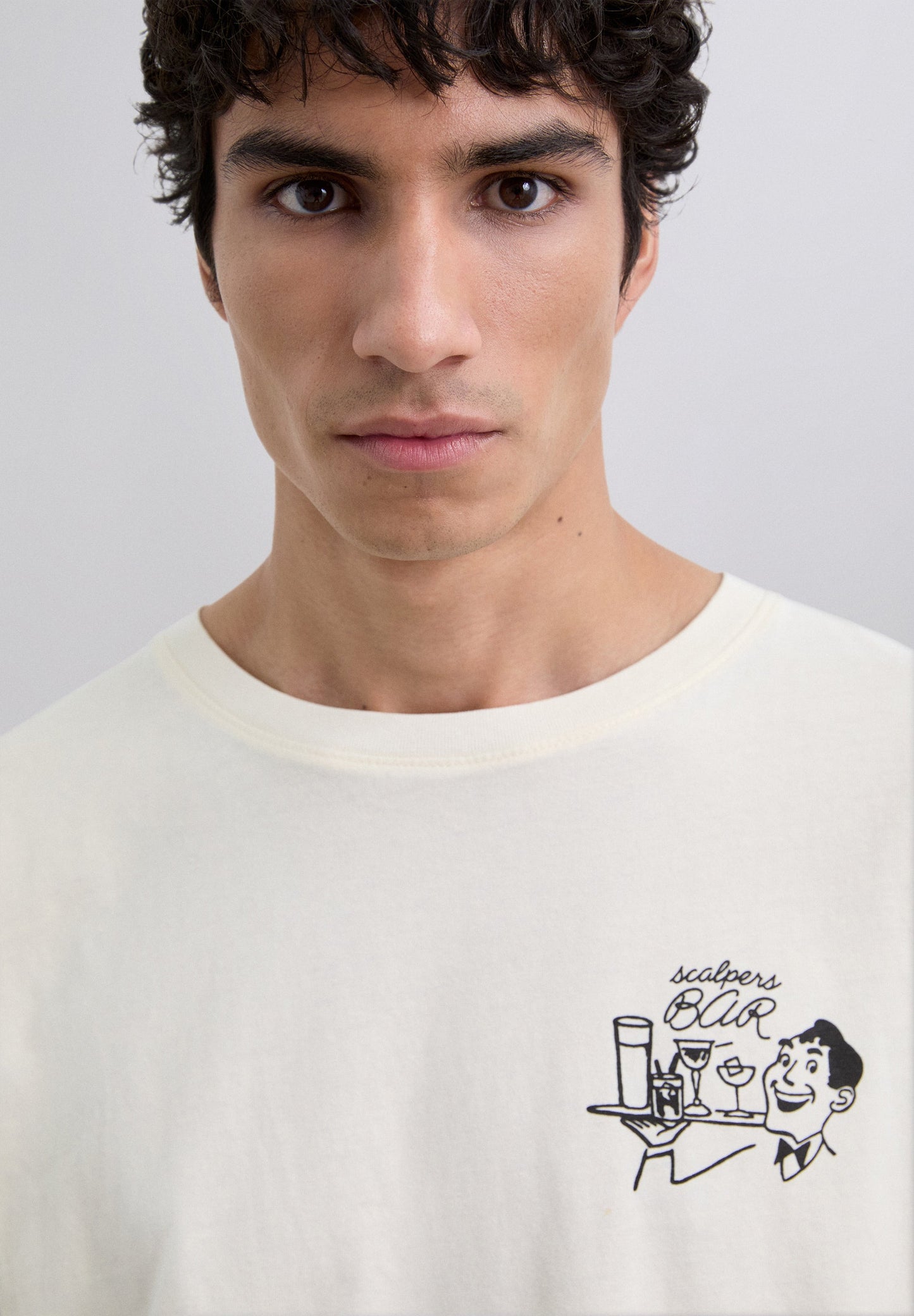 BAR PRINT T-SHIRT