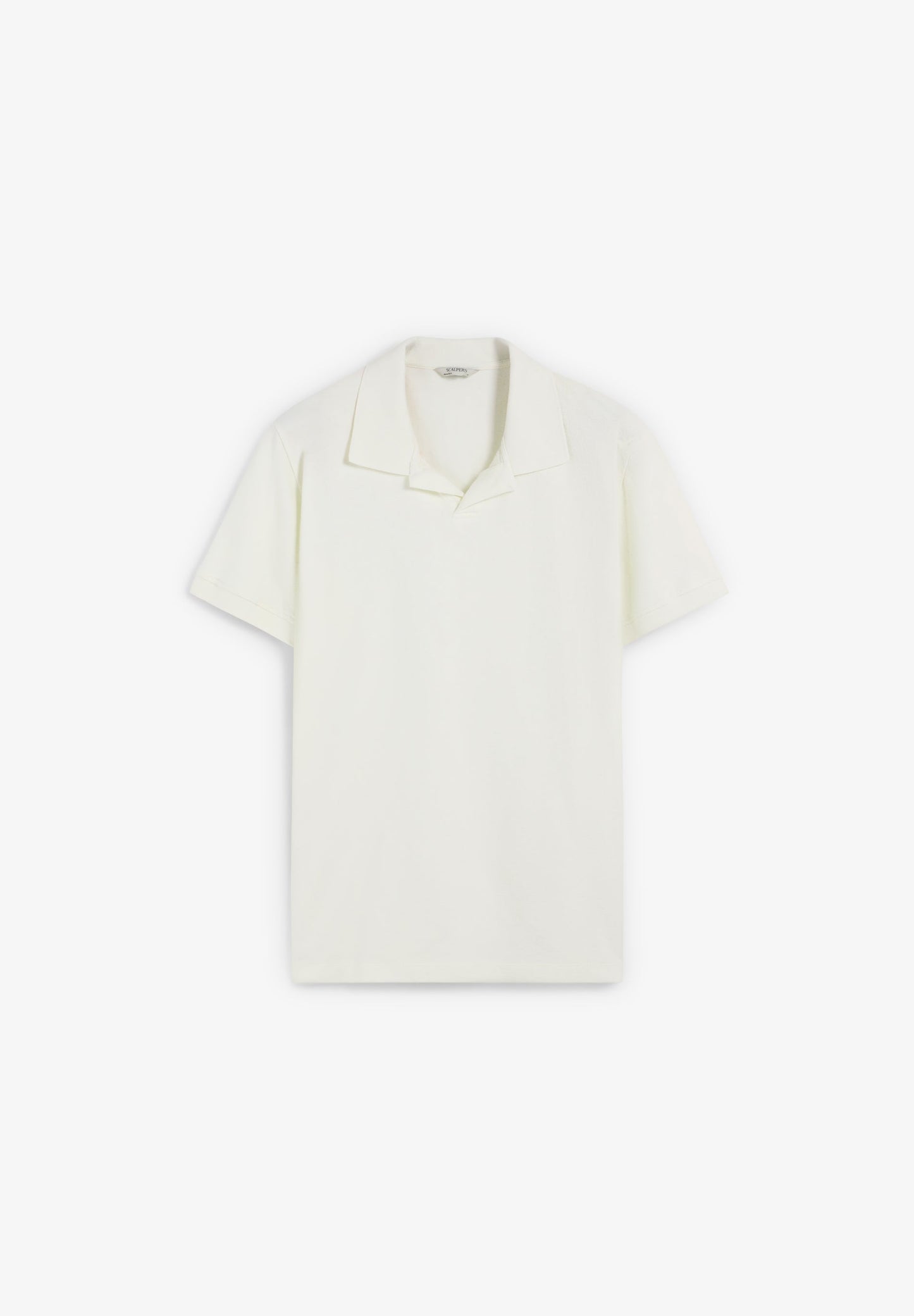 SHORT SLEEVE RUSTIC KNIT POLO SHIRT