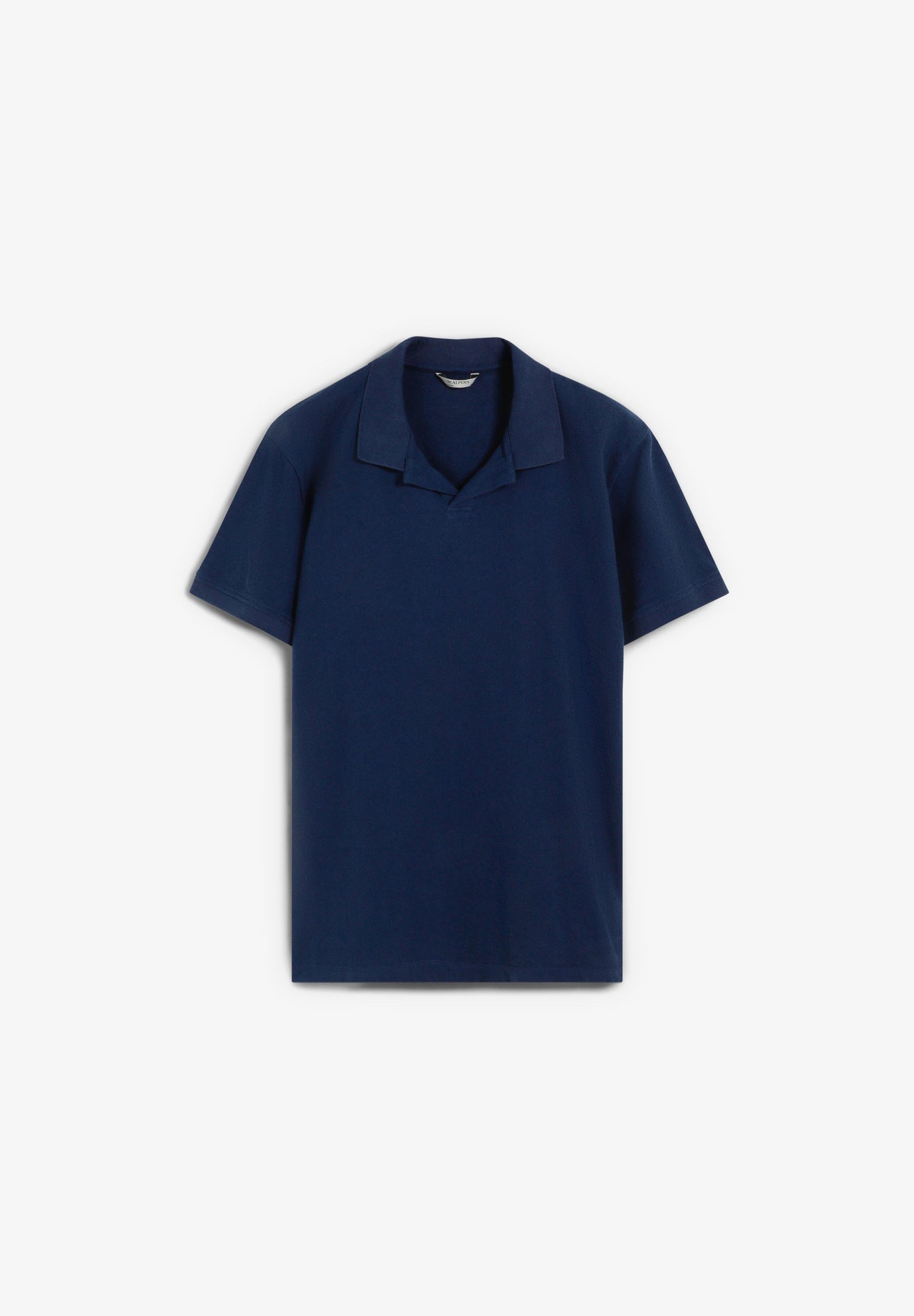 SHORT SLEEVE RUSTIC KNIT POLO SHIRT