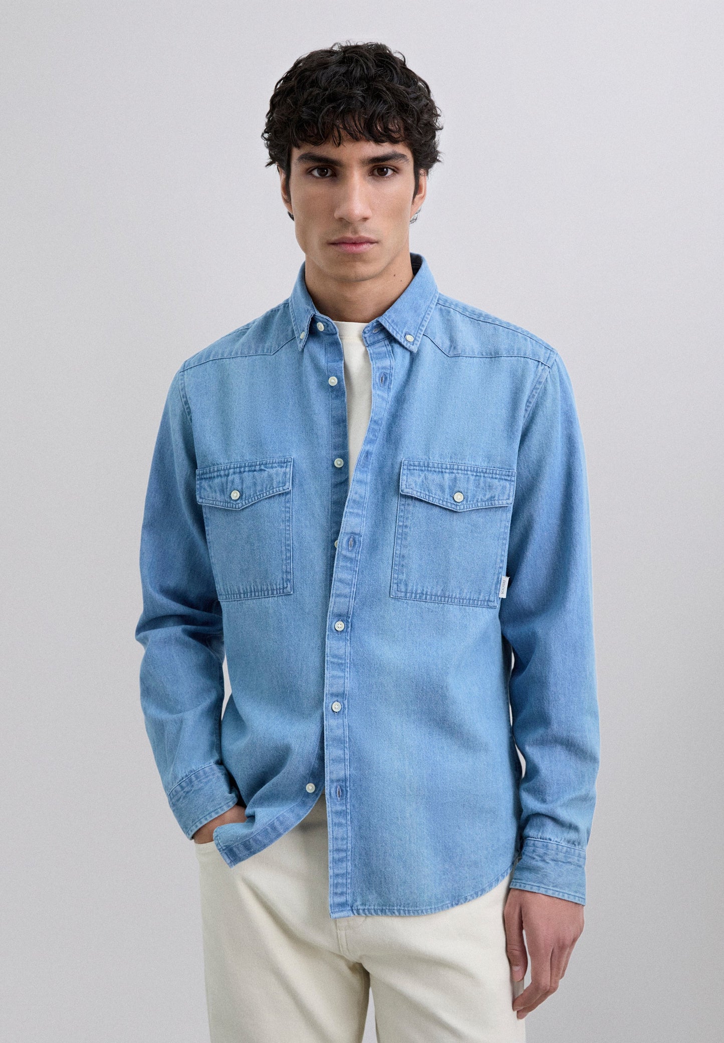 DENIM COTTON SHIRT