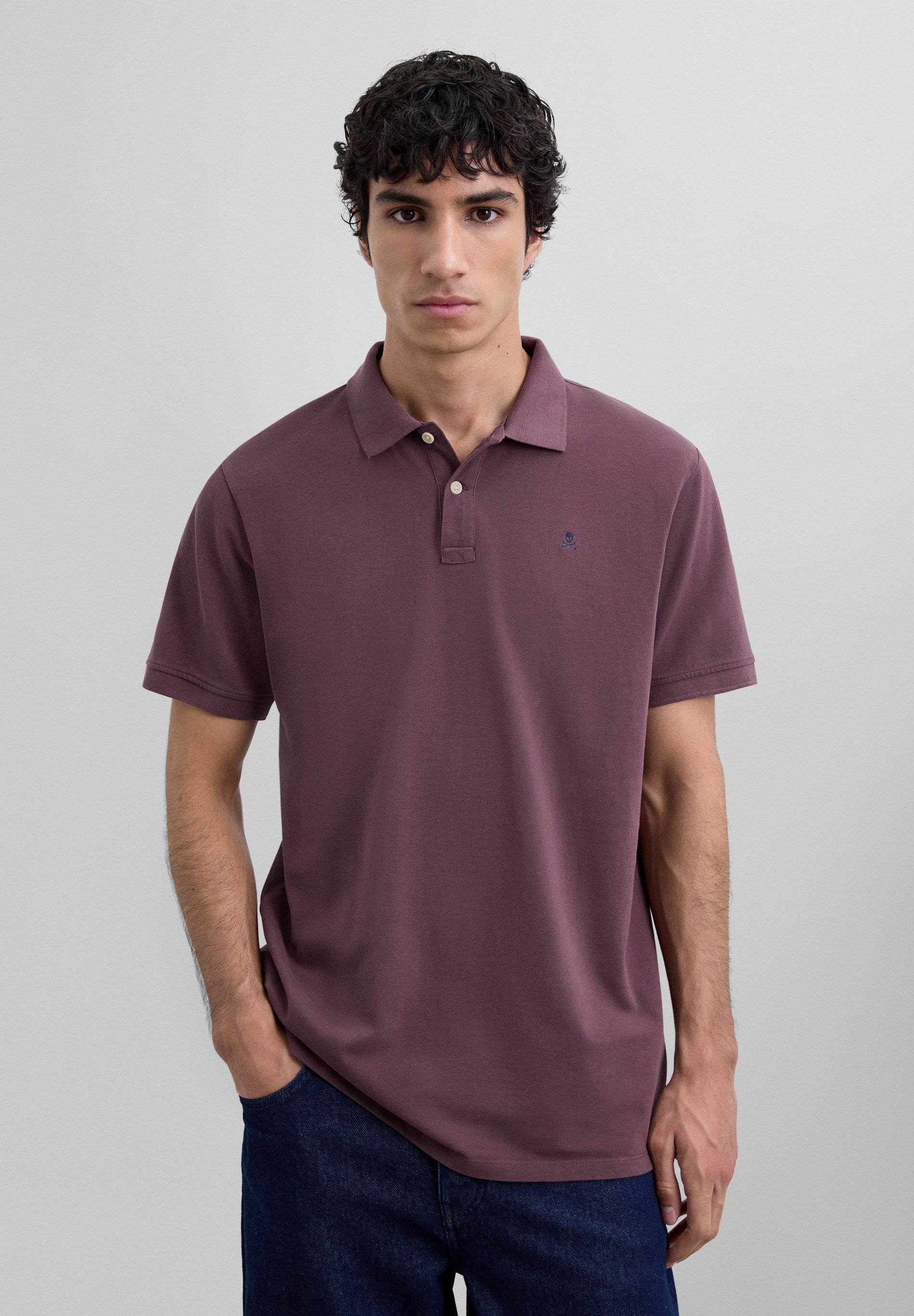 EMBROIDERED PIQUÉ POLO SHIRT