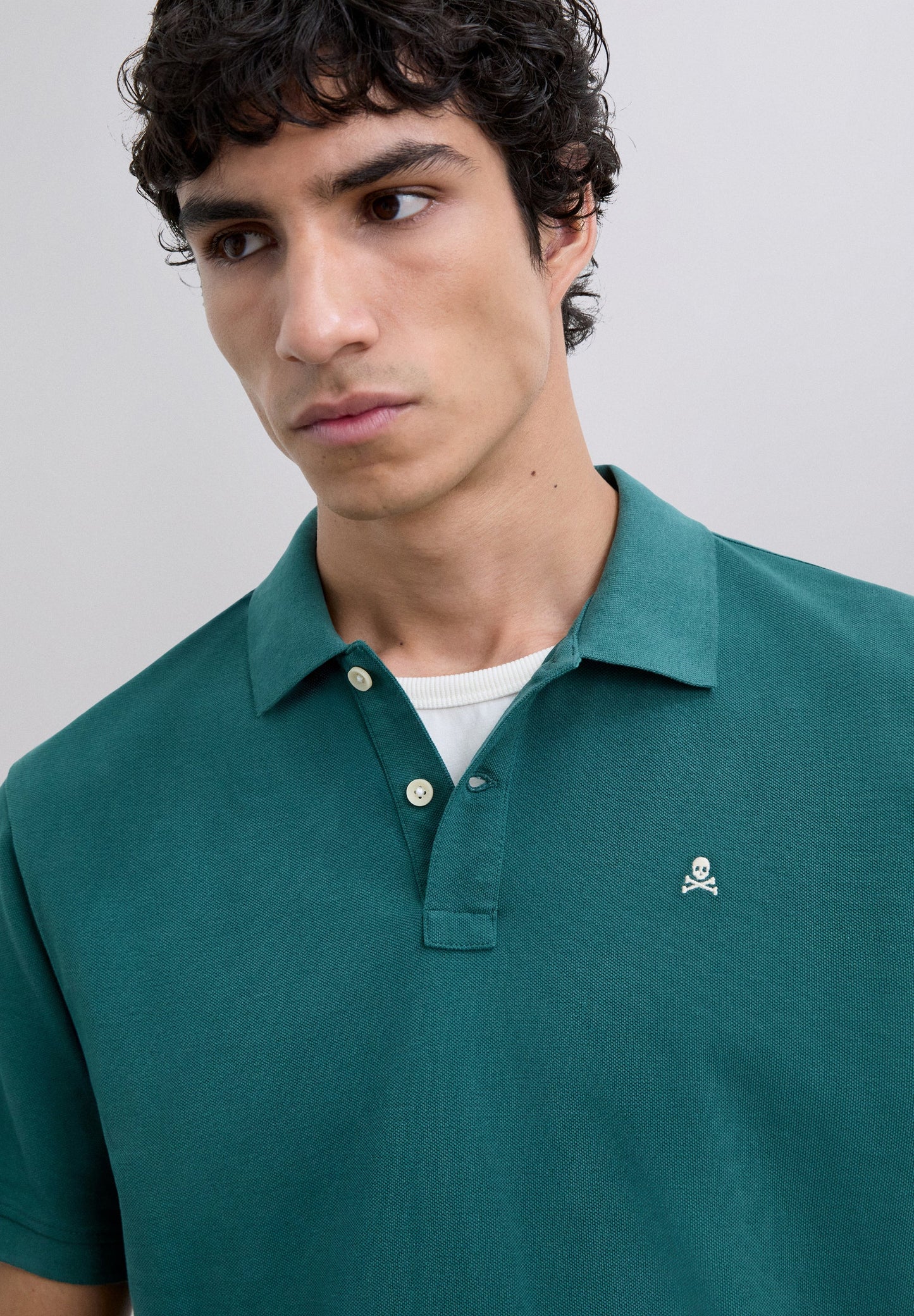 EMBROIDERED PIQUÉ POLO SHIRT