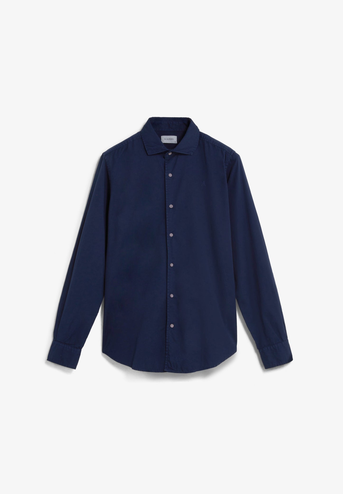 SHIRT WITH EMBROIDERED SKULL